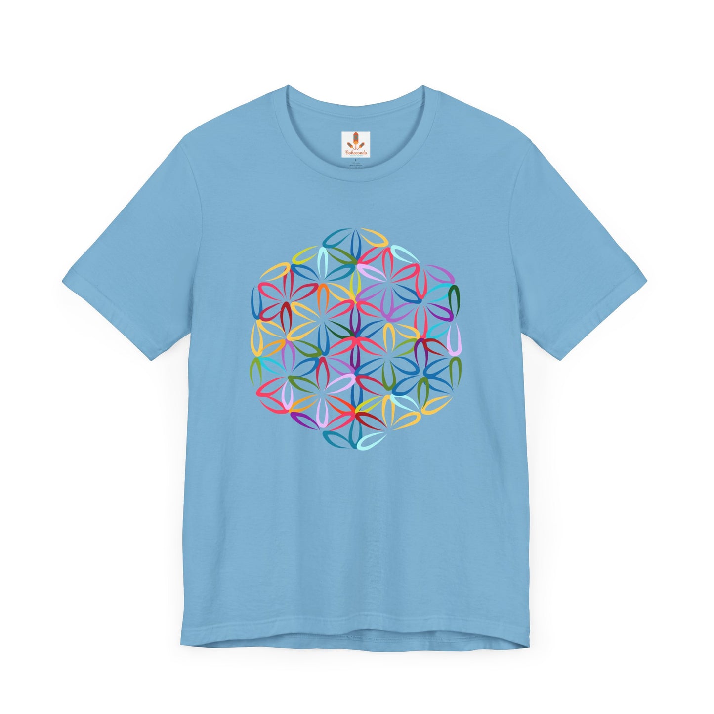 Multicolor Flower of Life T-shirt