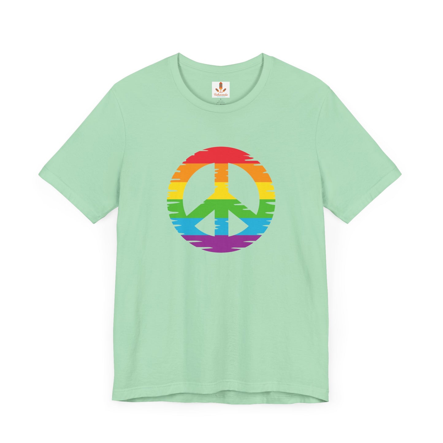 Rainbow Peace Sign T-shirt