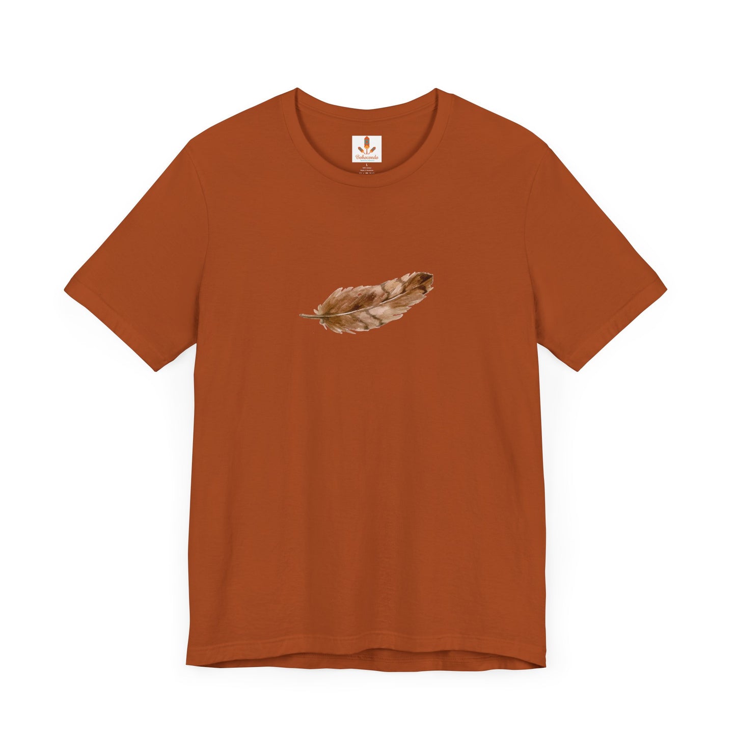 Brown Feather T-shirt