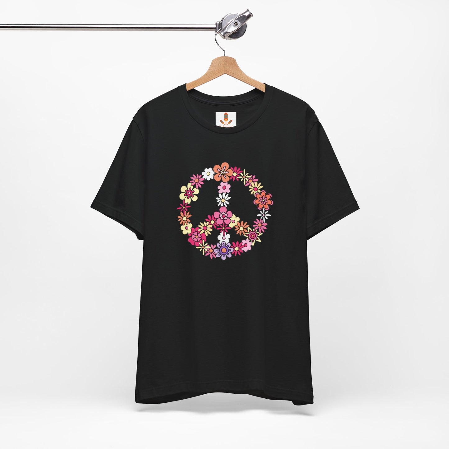 Peace Sign made from Flowers T-shirt