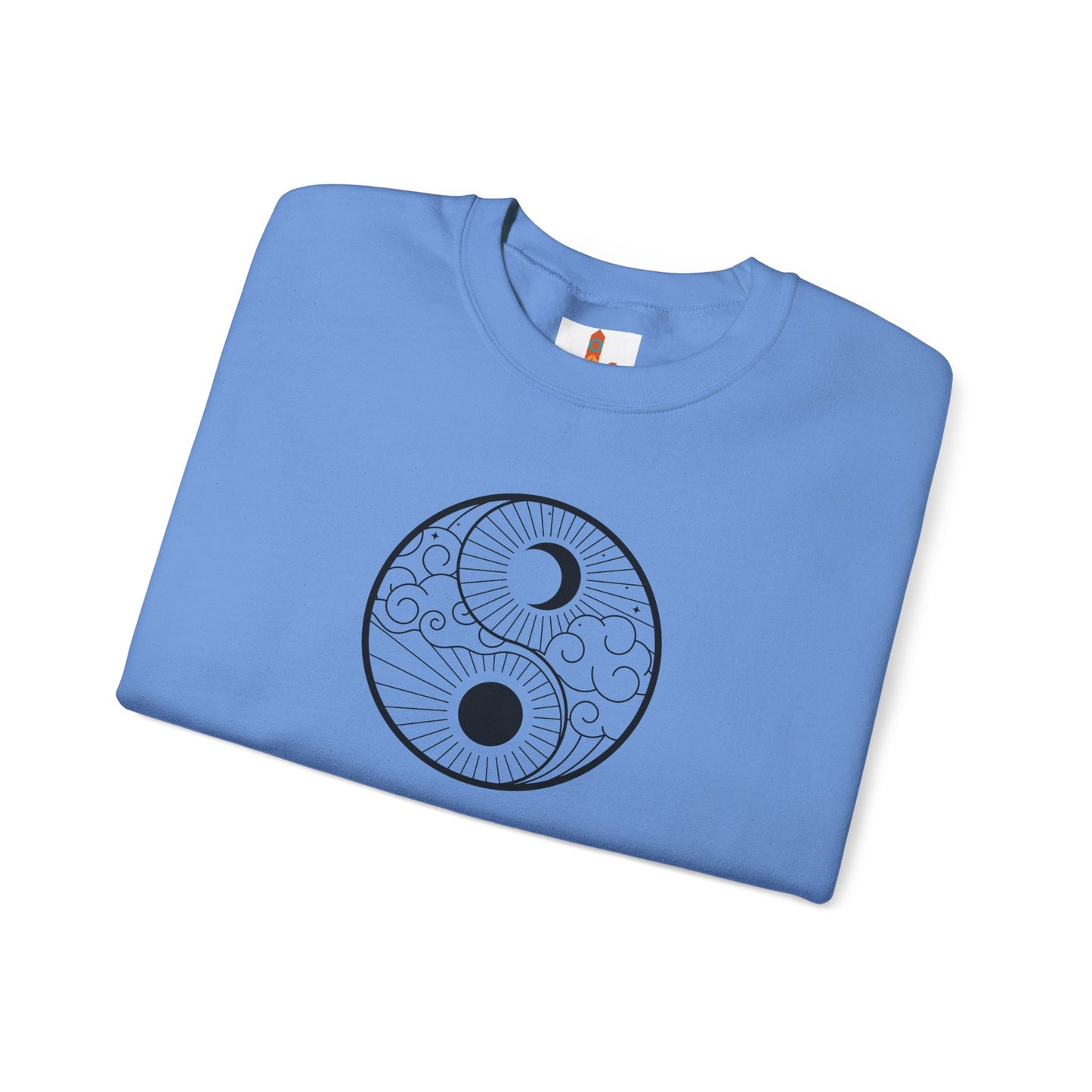 Yin Yang Sun and Moon Design Sweatshirt