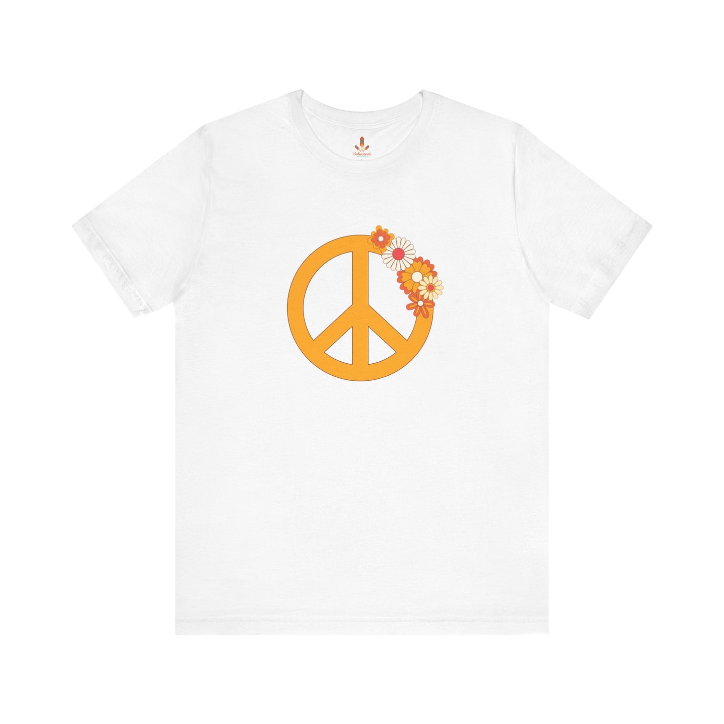 Peace Sign with Flowers T-shirt