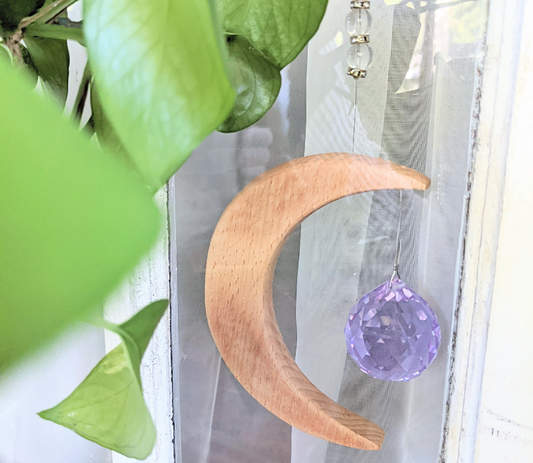 Crescent Moon Rainbow Maker: Capture the Light, Spread the Magic