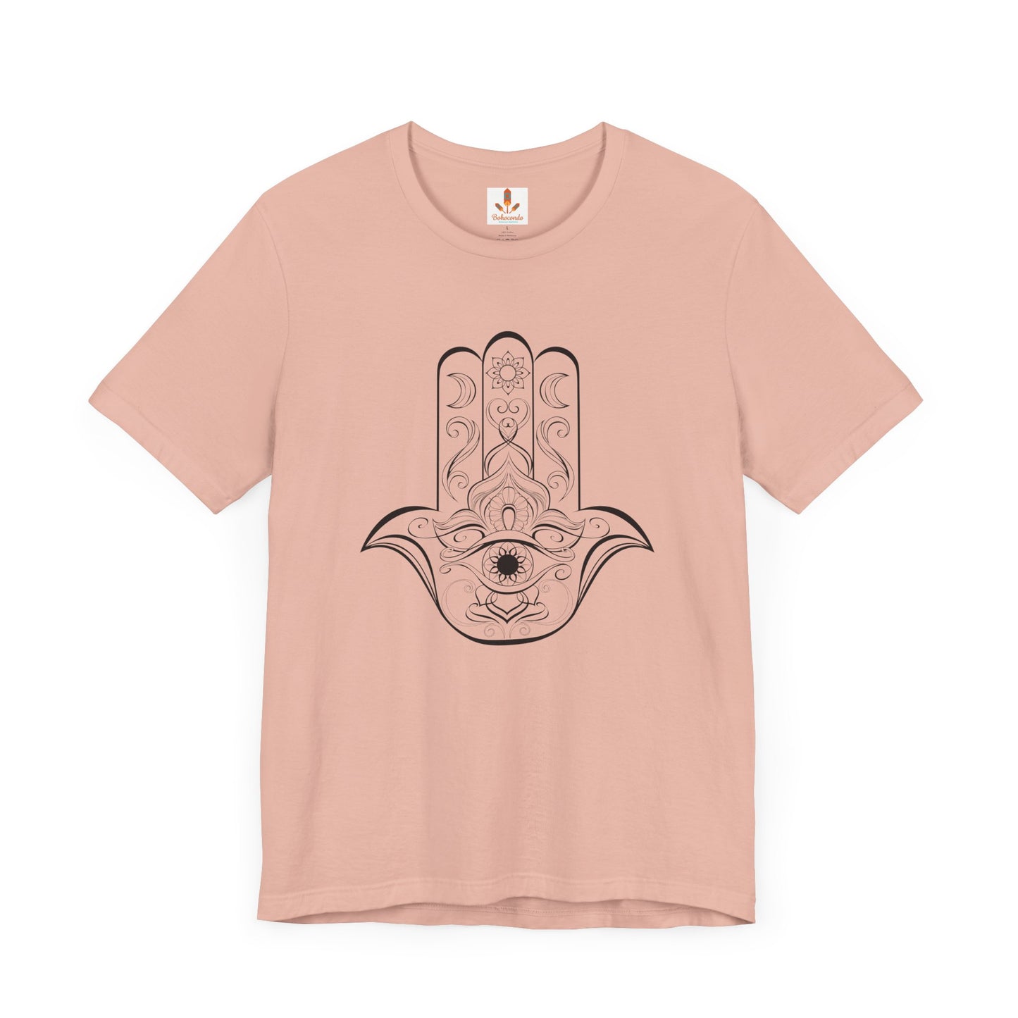 Hamsa Hand with Lotus Flower T-shirt