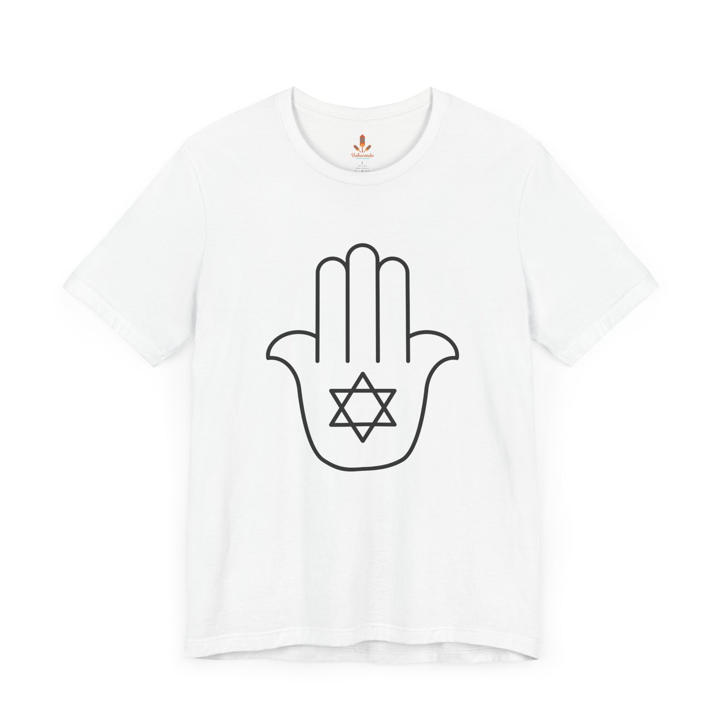 Simple Star of David in Hamsa Hand T-shirt