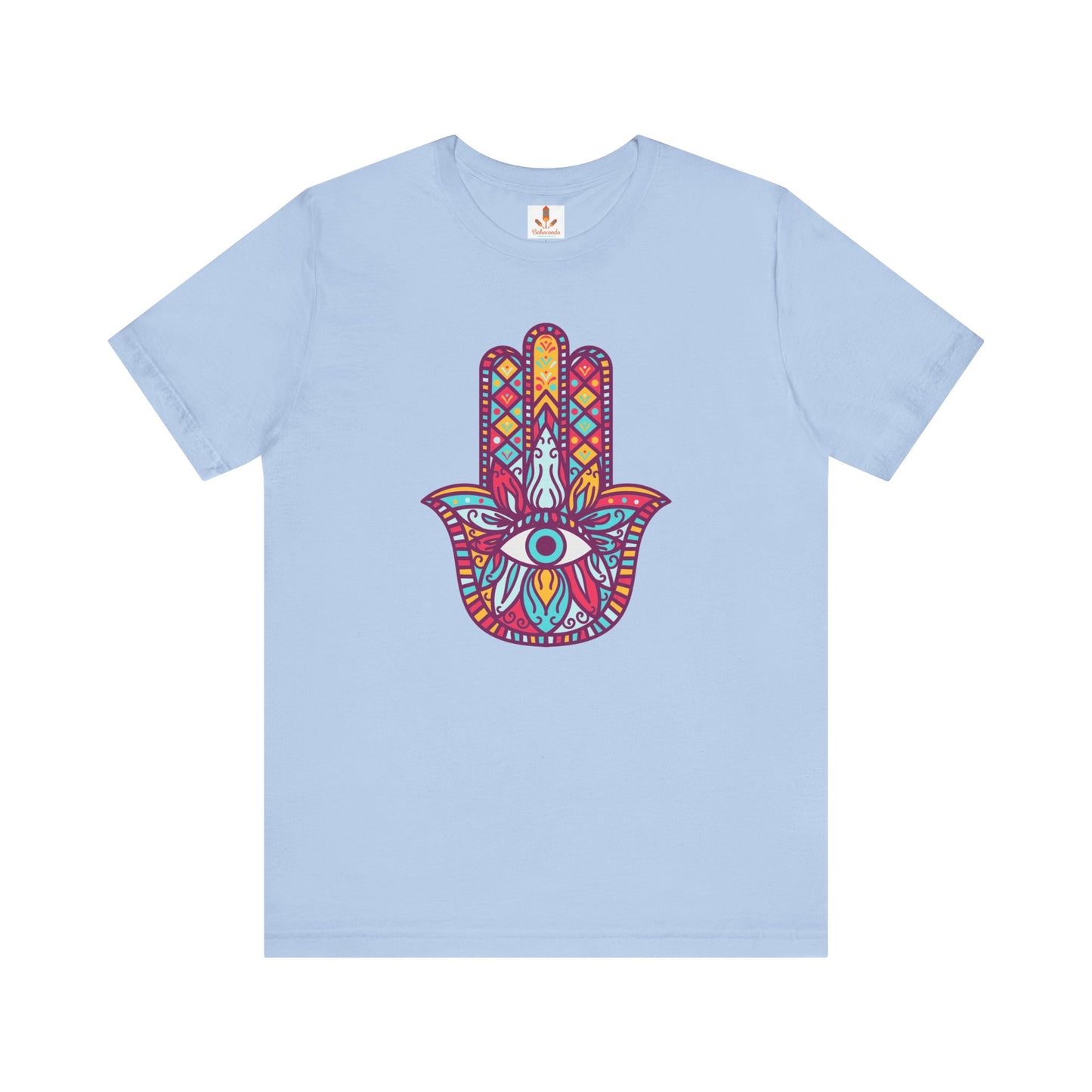 Colorful Fatima Hamsa Hand T-shirt