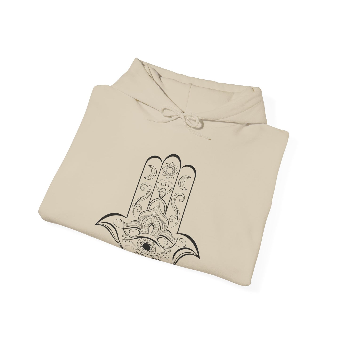 Hamsa Hand with Lotus Flower Hoodie