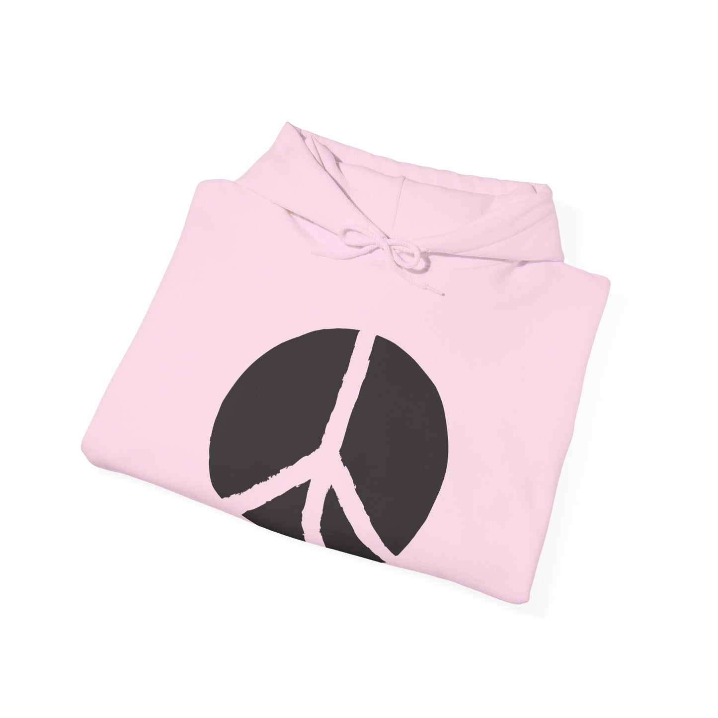 Simple Peace Sign Design Hoodie