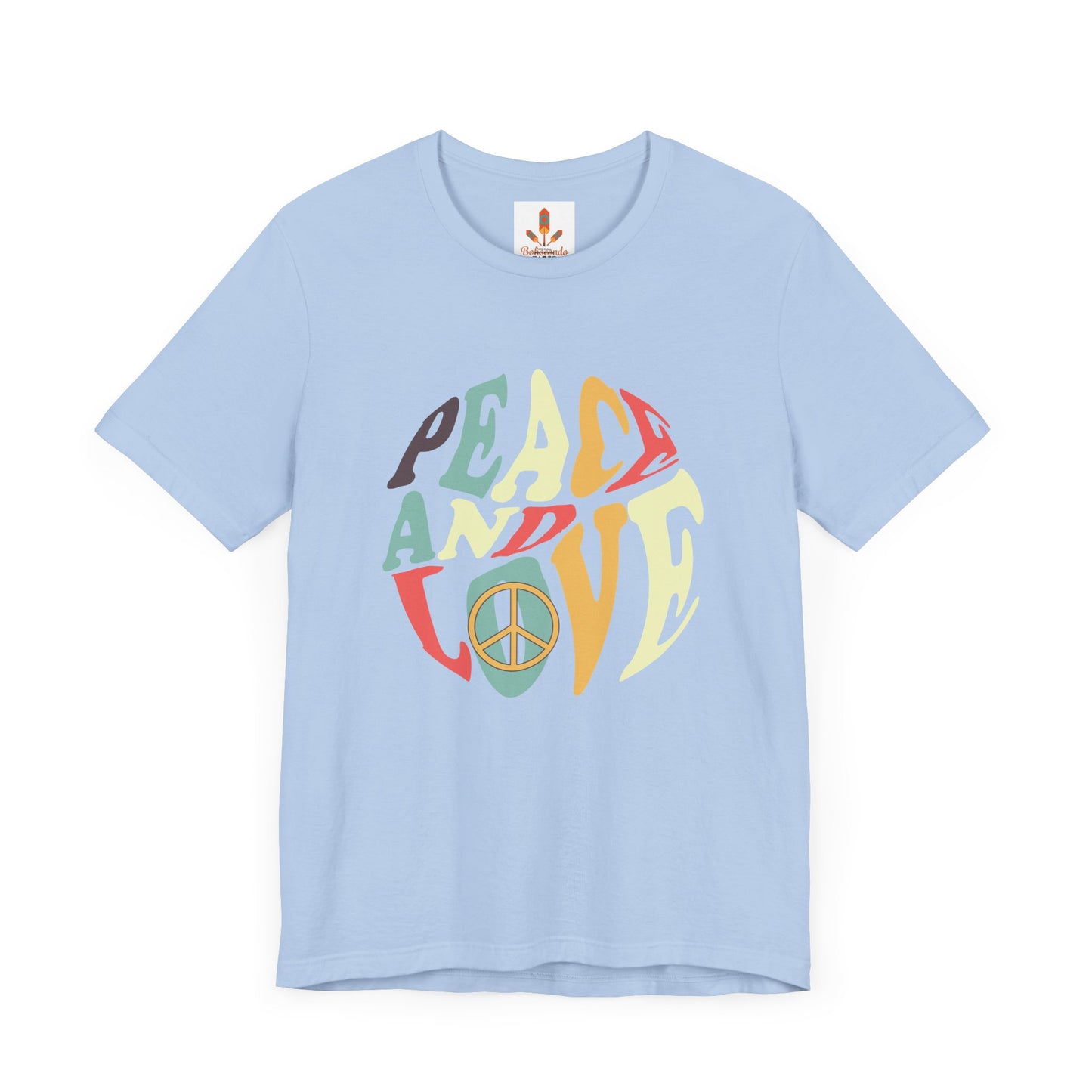 Peace and Love Design T-shirt