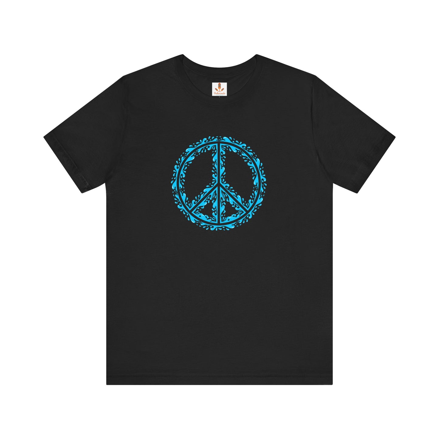 Peace Sign with Water Design T-shirt