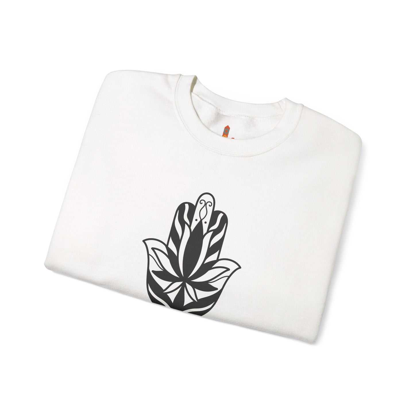 Hamsa Lotus Hand Sweatshirt