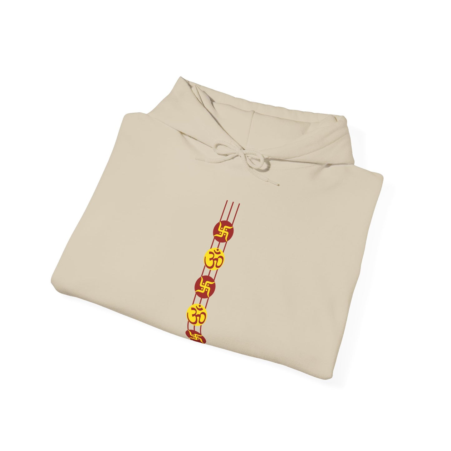 Om Pattern Design Hoodie