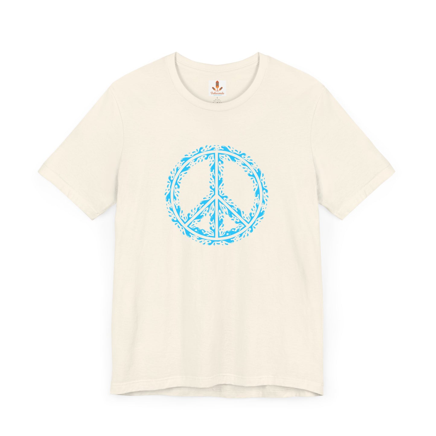 Peace Sign with Water Design T-shirt