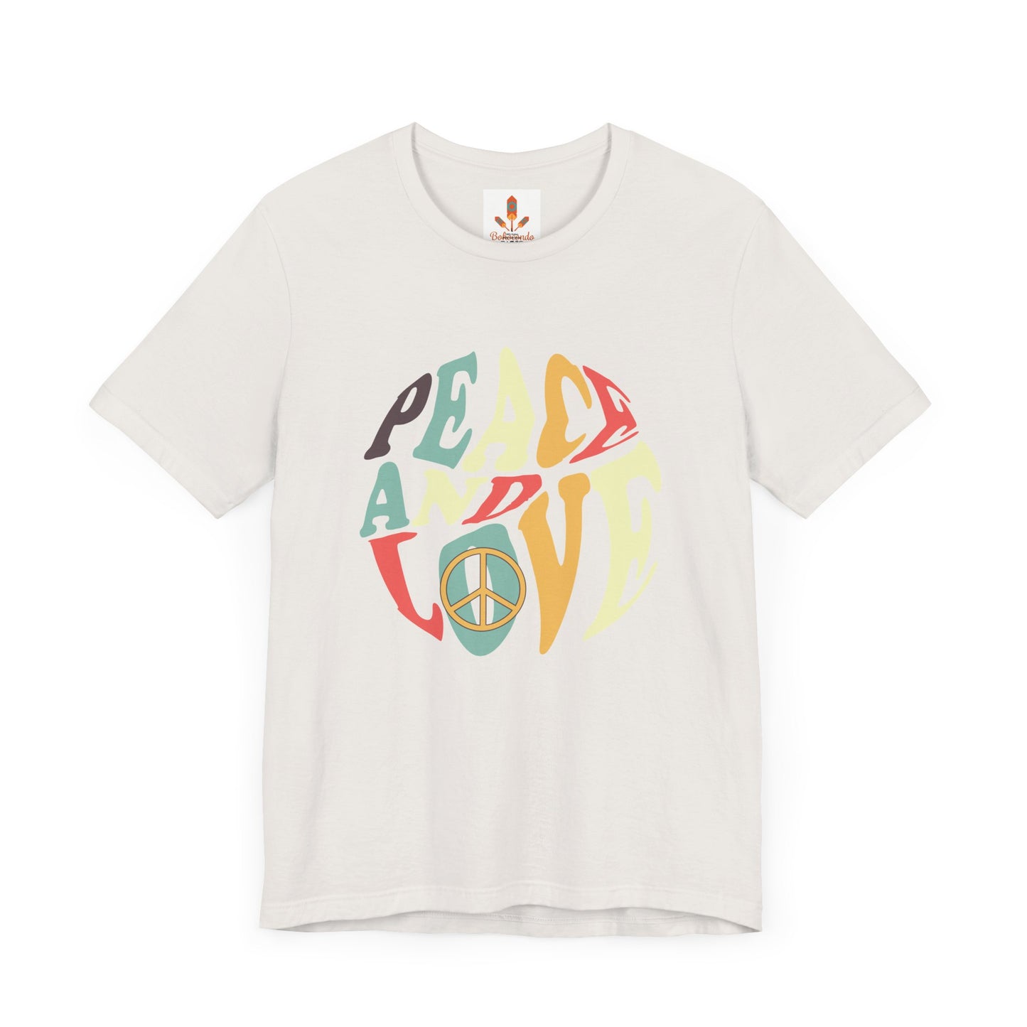 Peace and Love Design T-shirt