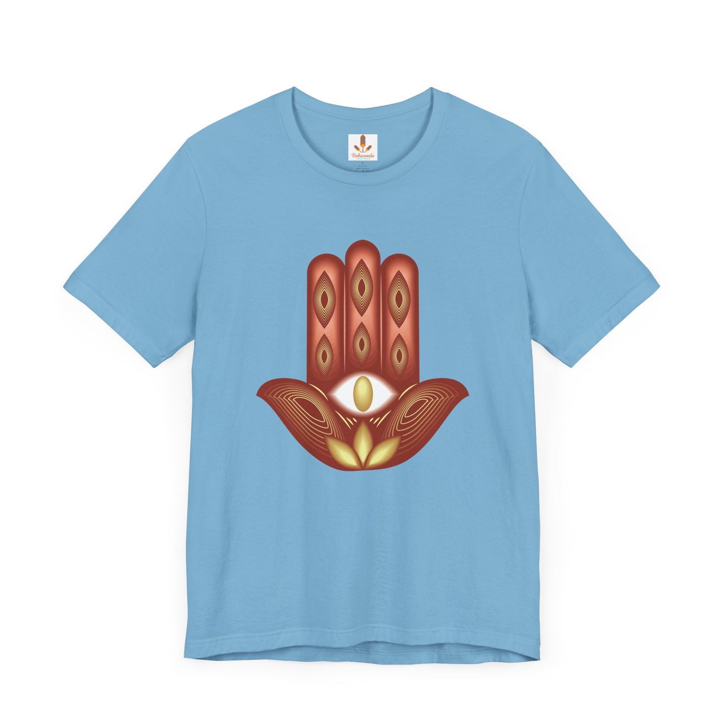 Colorful Hamsa Lotus T-shirts