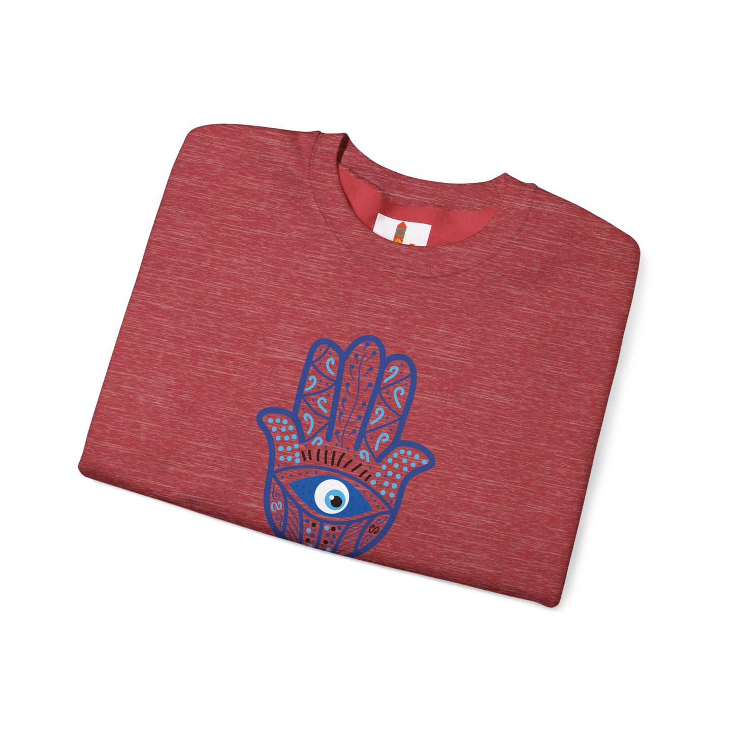 Hamsa Hand with Blue Eye Sweatshirt