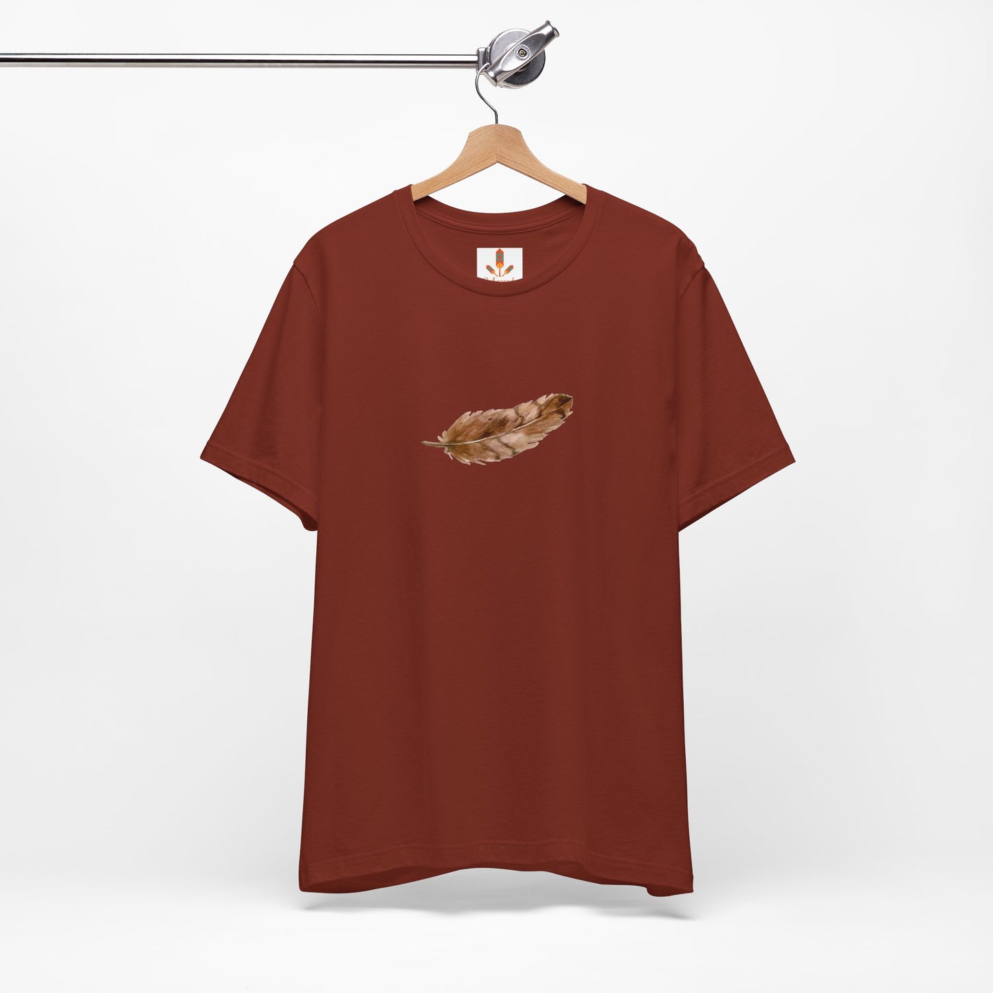 Brown Feather T-shirt