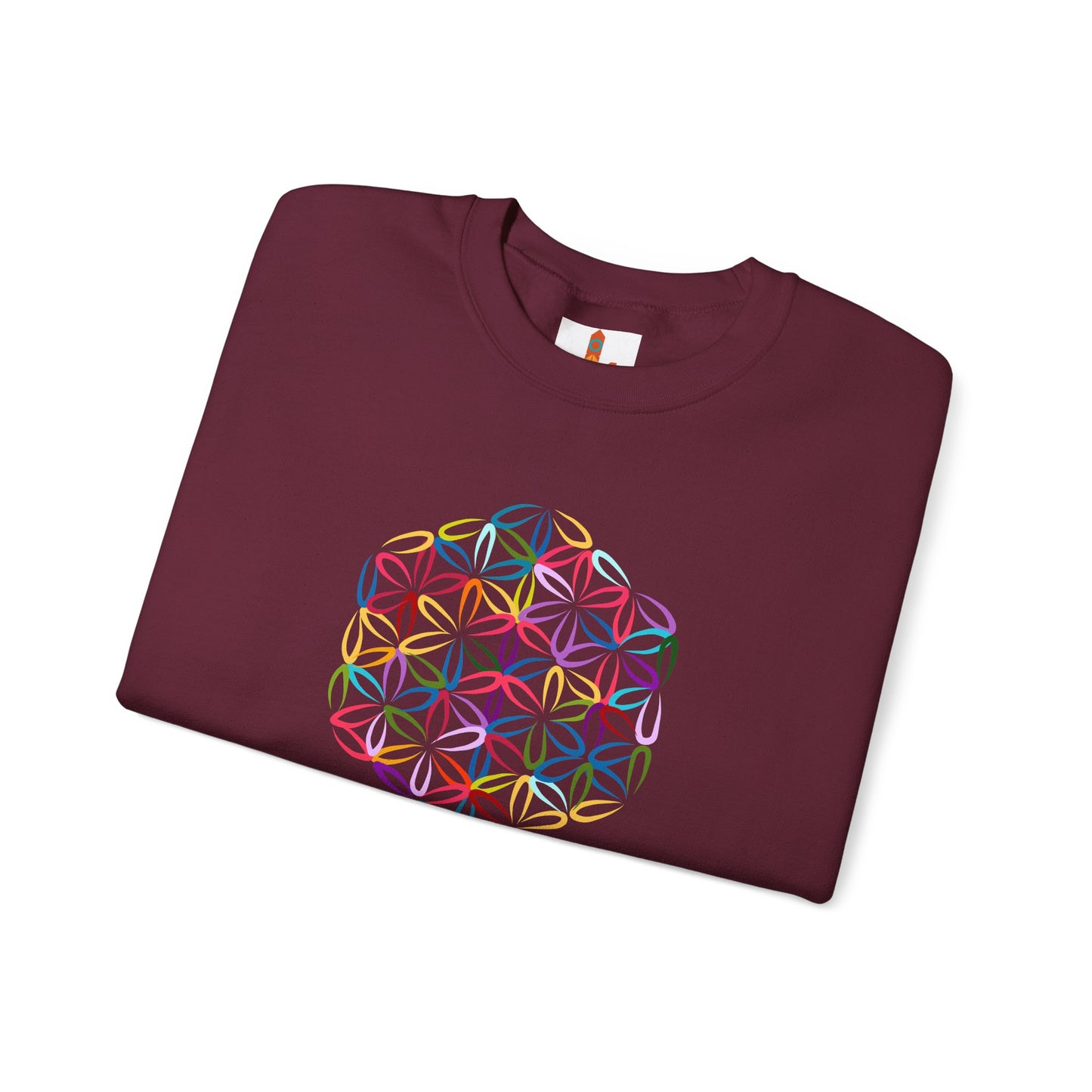 Multicolor Flower of Life Sweatshirt