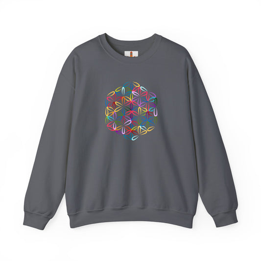 Multicolor Flower of Life Sweatshirt