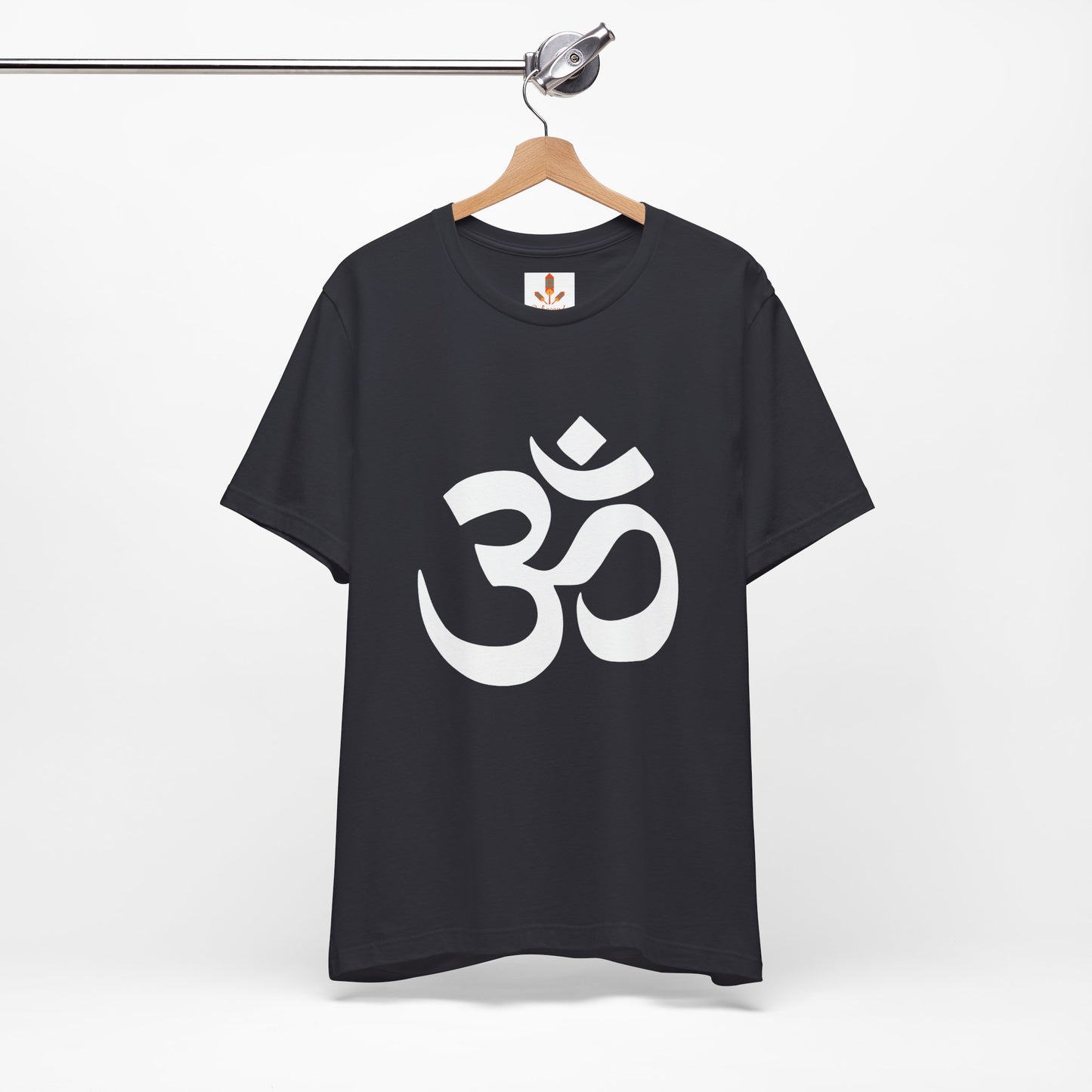 White Simple Om Art T-shirt