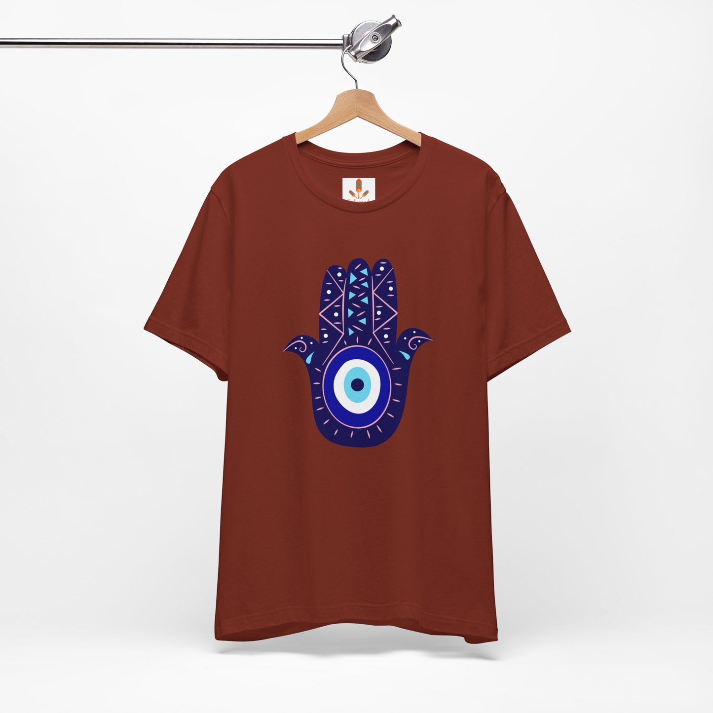 Blue Hamsa Hand T-shirt