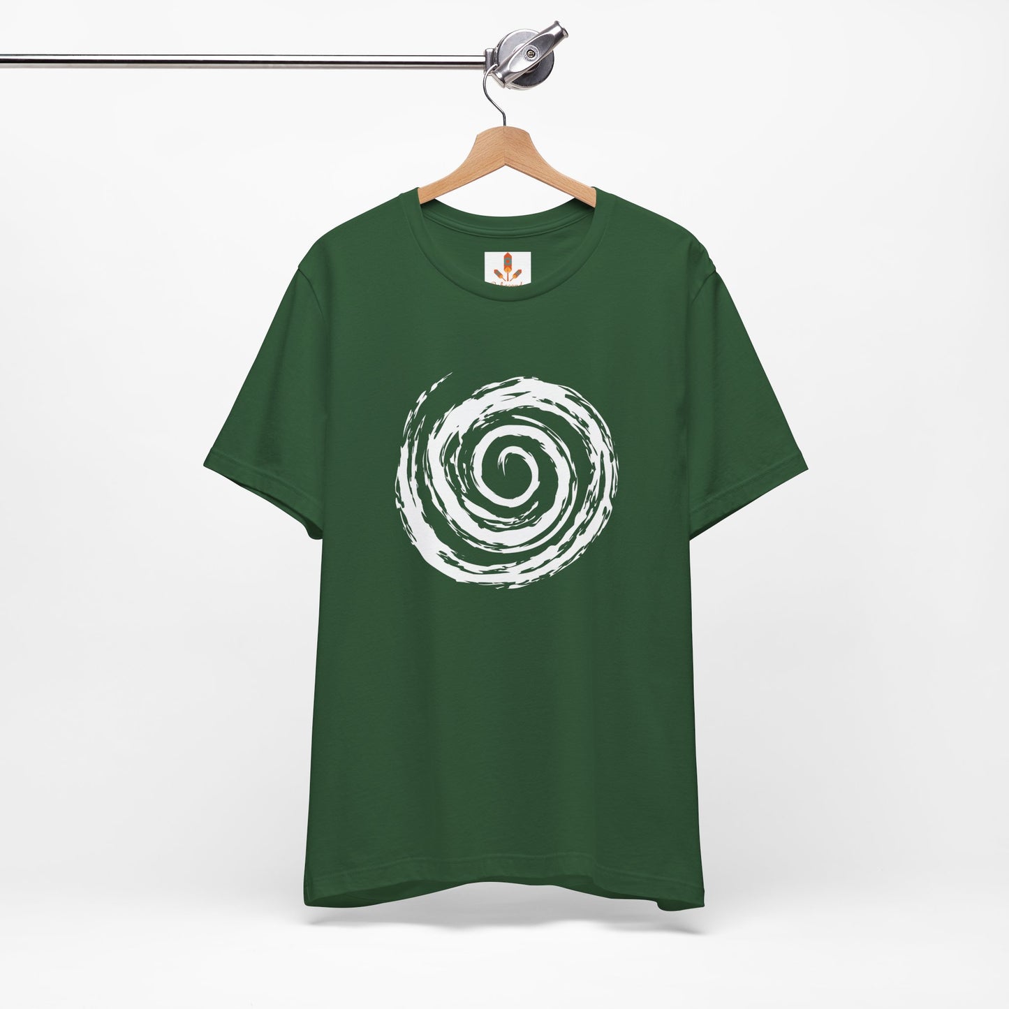 White Spiral of Life Art T-shirt