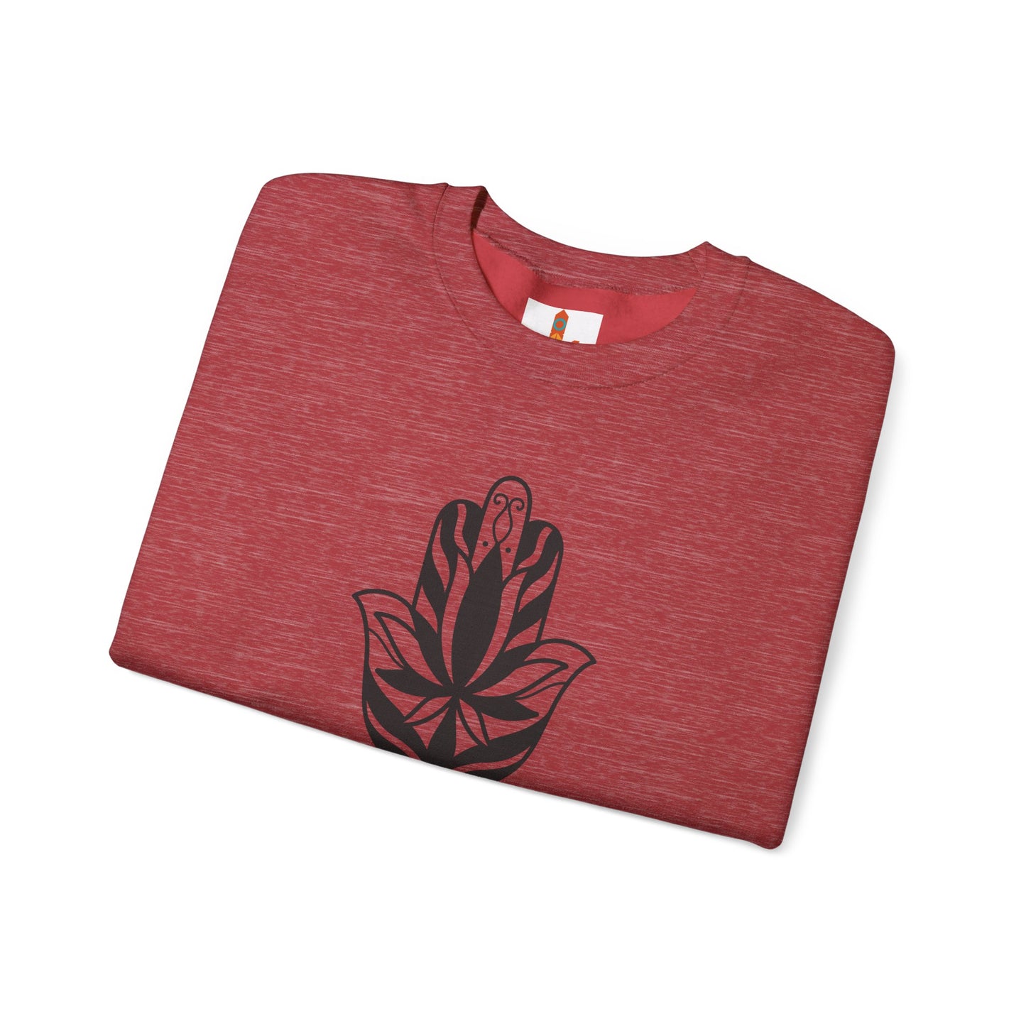 Hamsa Lotus Hand Sweatshirt