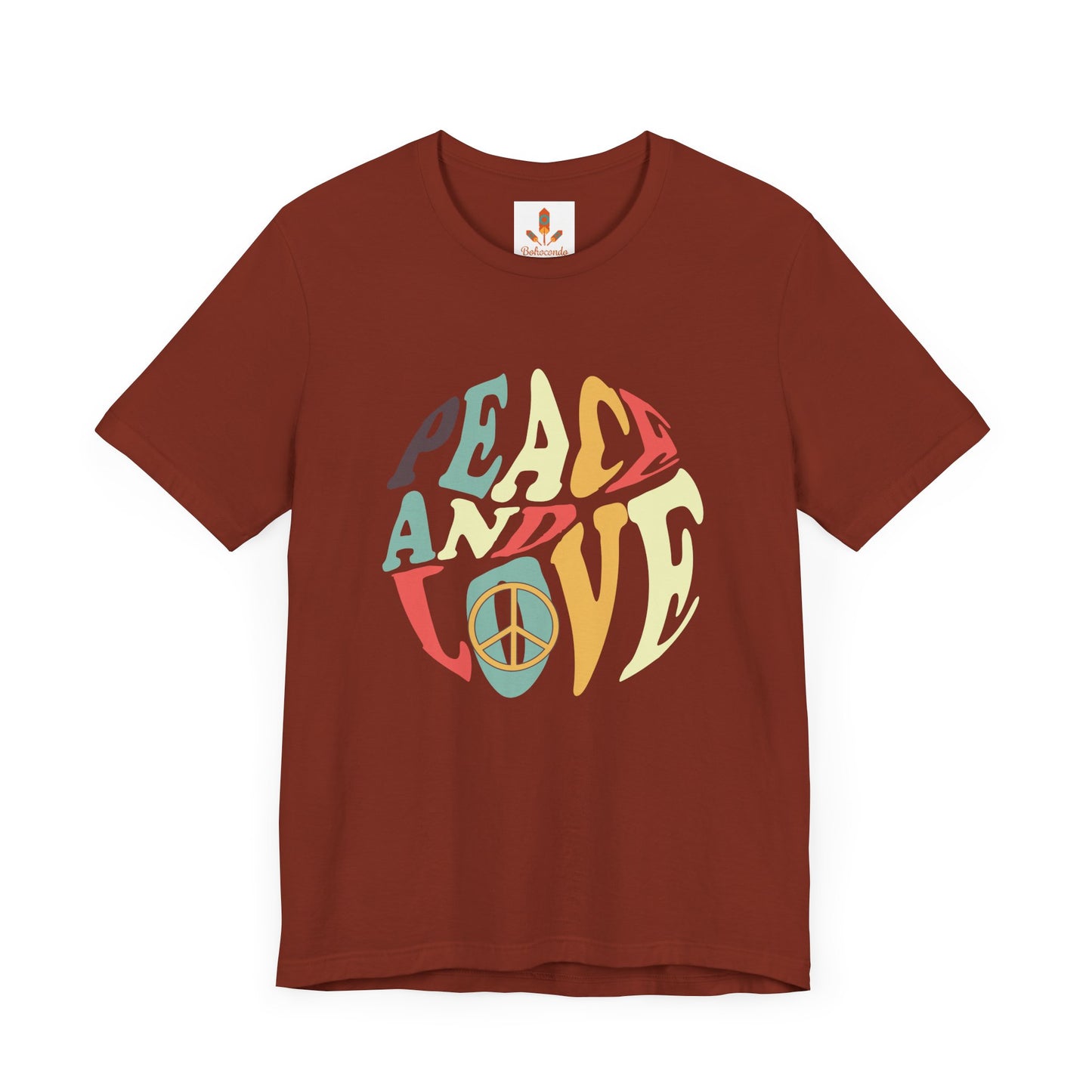 Peace and Love Design T-shirt