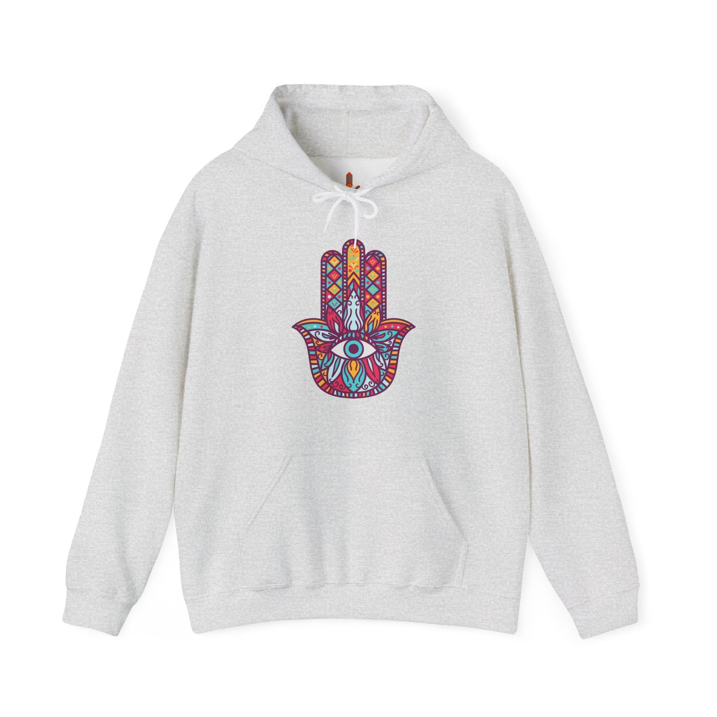 Colorful Fatima Hamsa Hand Hoodie