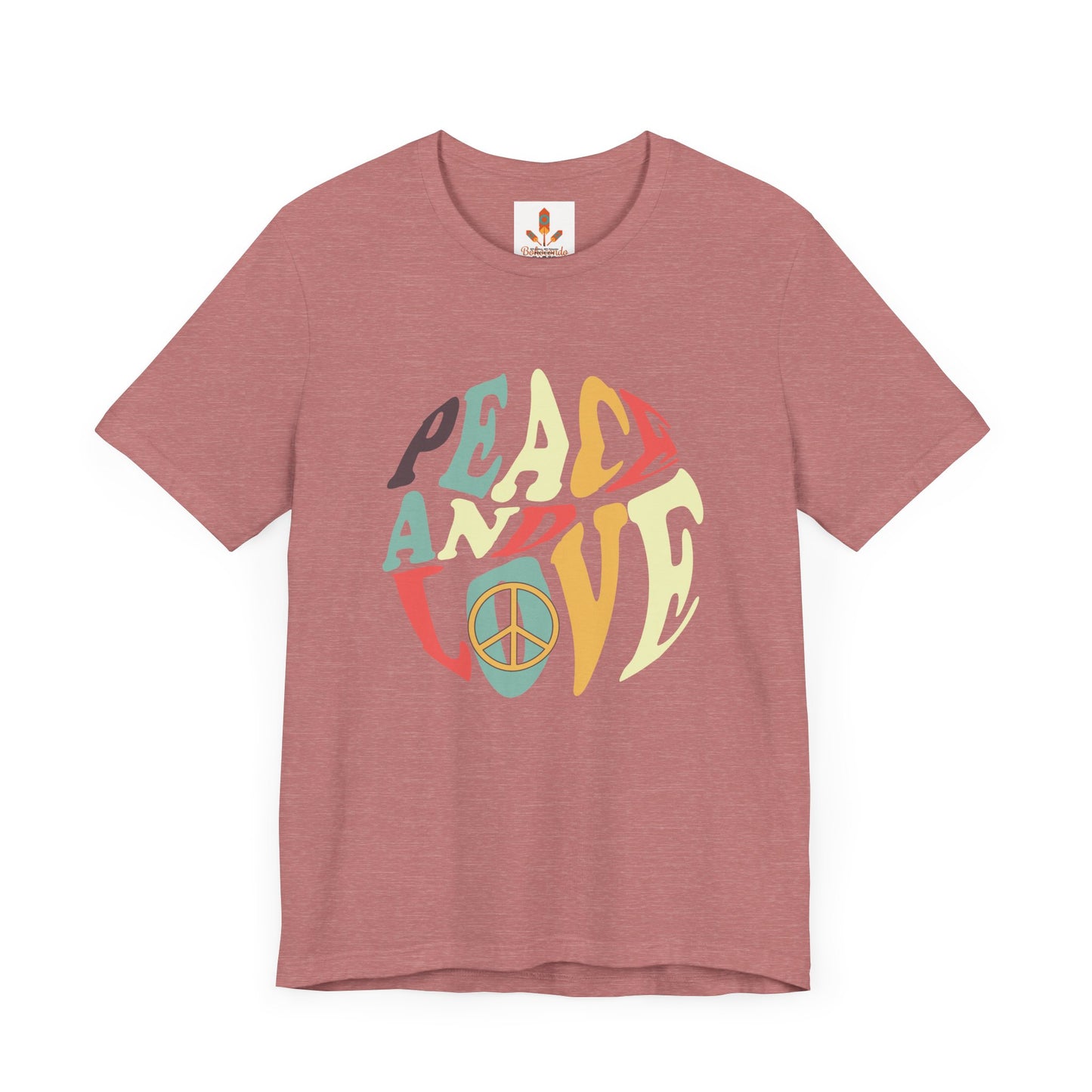 Peace and Love Design T-shirt