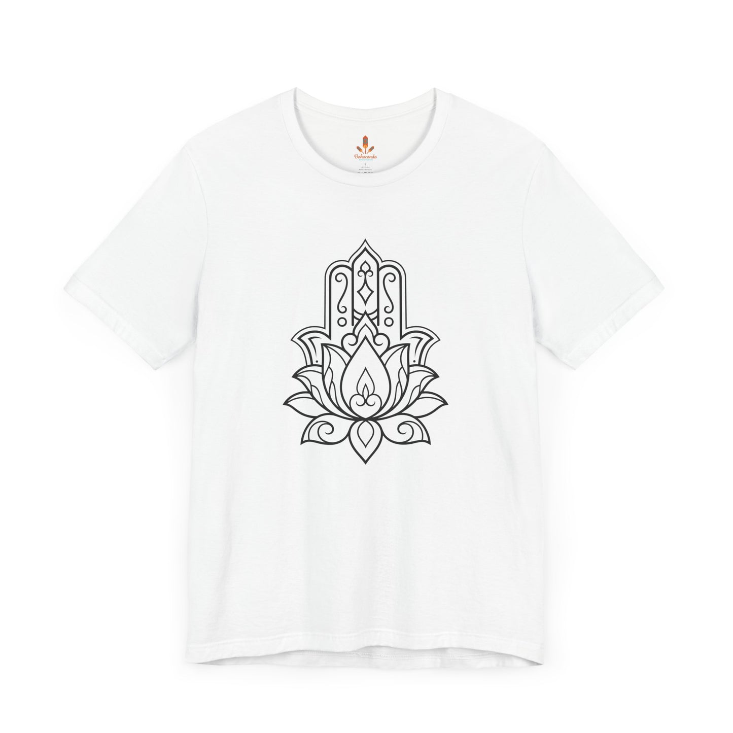 Hamsa Lotus Design T-shirt