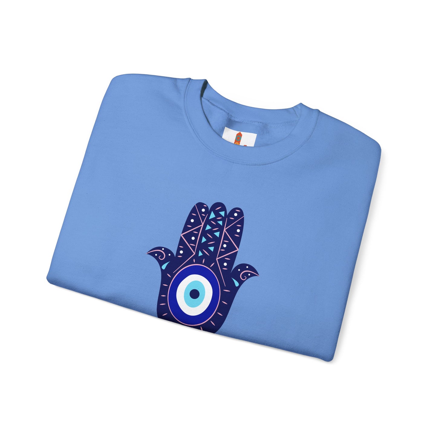 Blue Hamsa Hand Sweatshirt