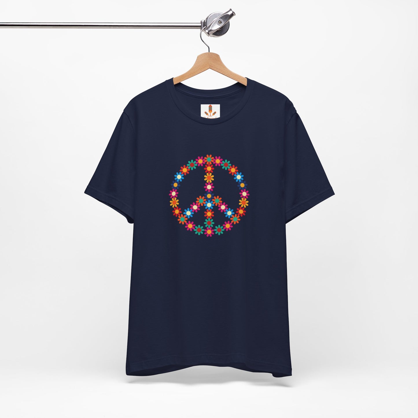 Peace Sign made of Flowers T-shirt