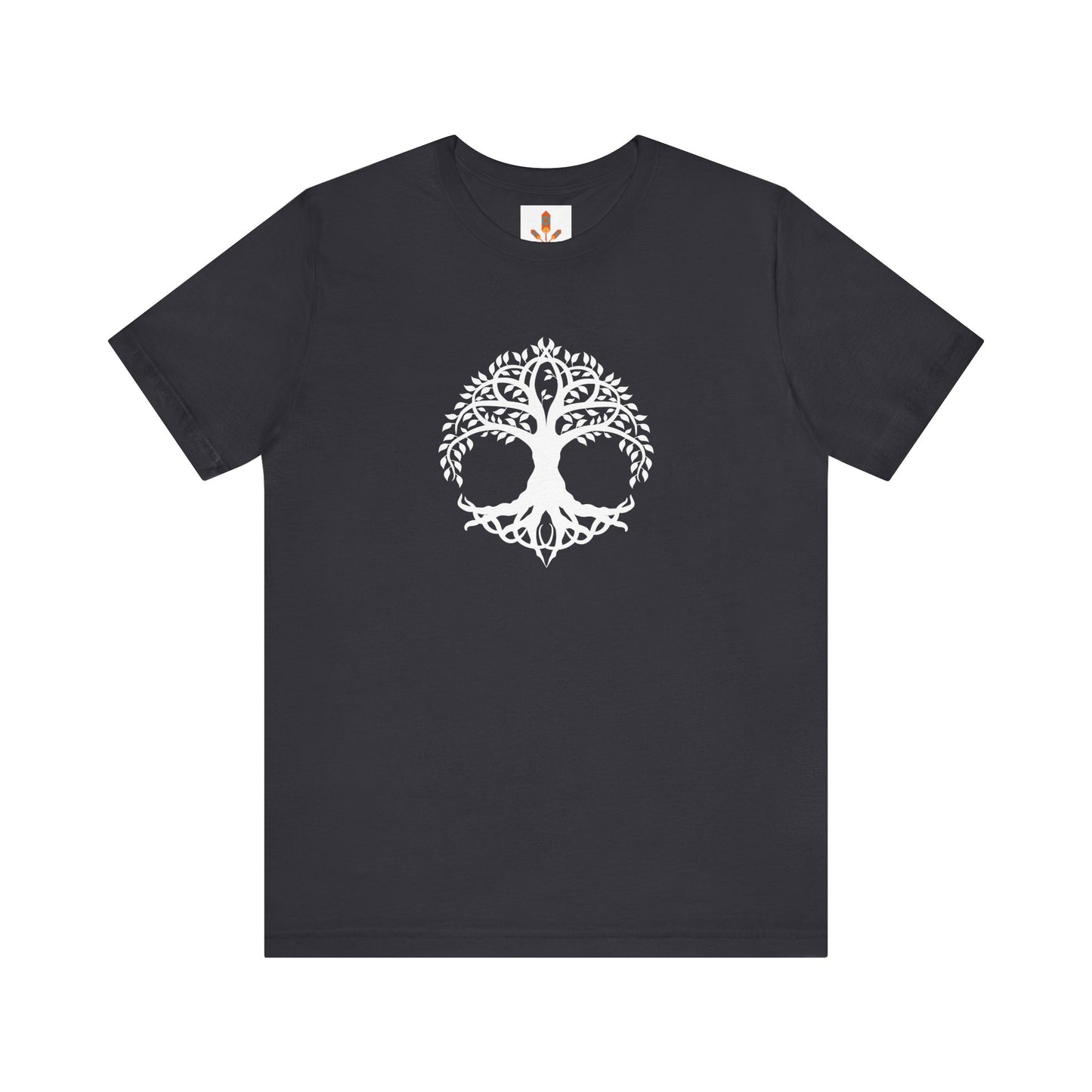 White Celtic Tree of Life Design T-shirt