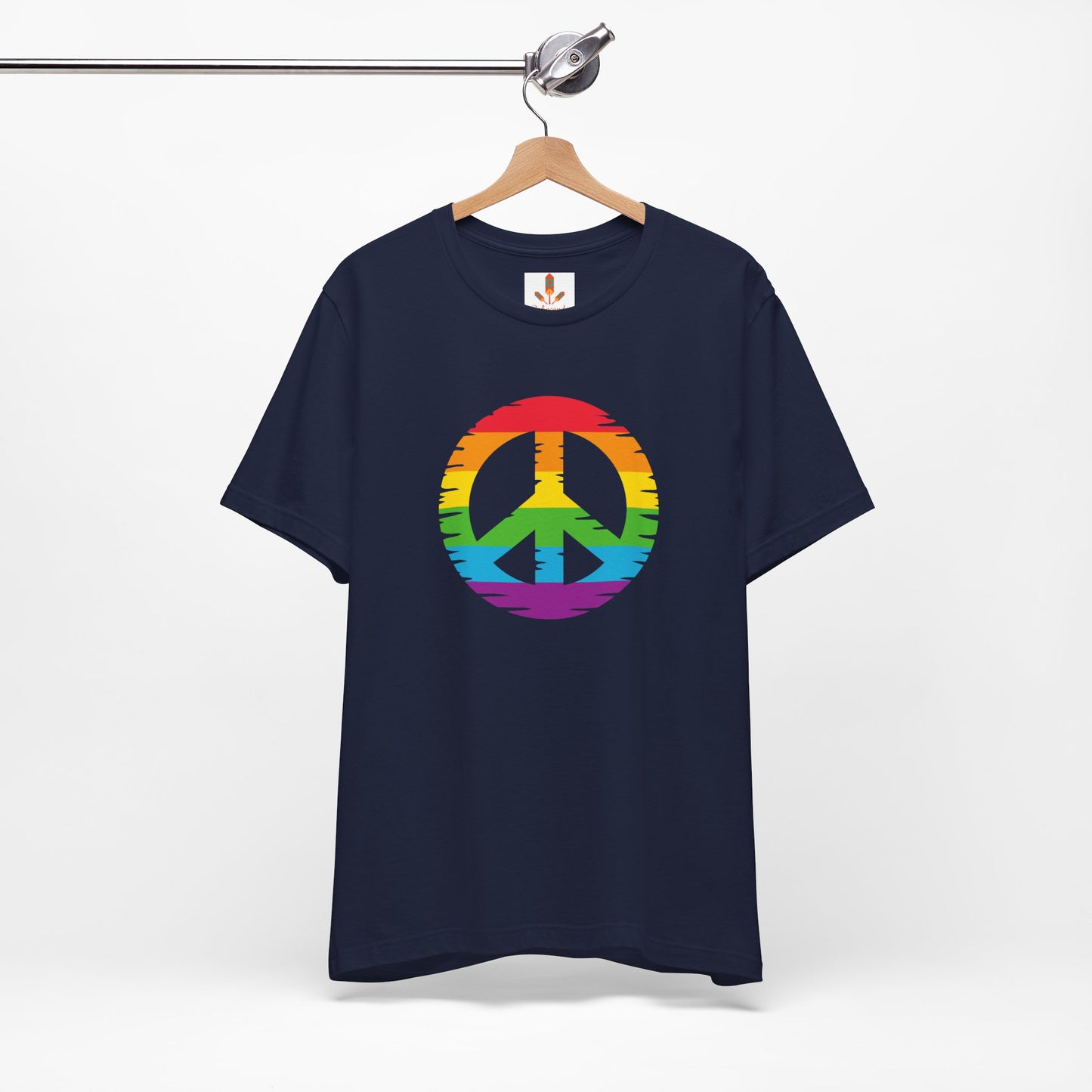 Rainbow Peace Sign T-shirt