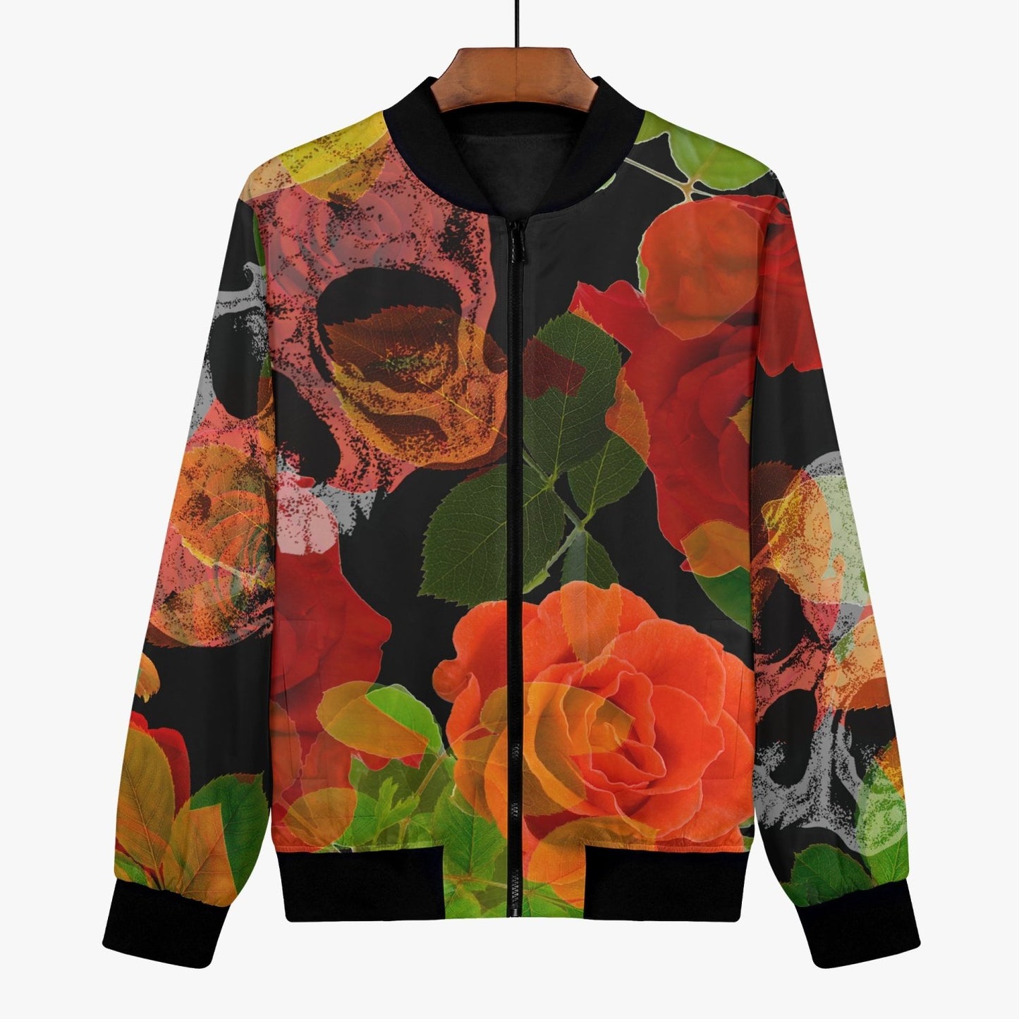 Jacki Easlick Skull & Roses Boho Jacket – Edgy Bohemian Style with Symbolic Flair