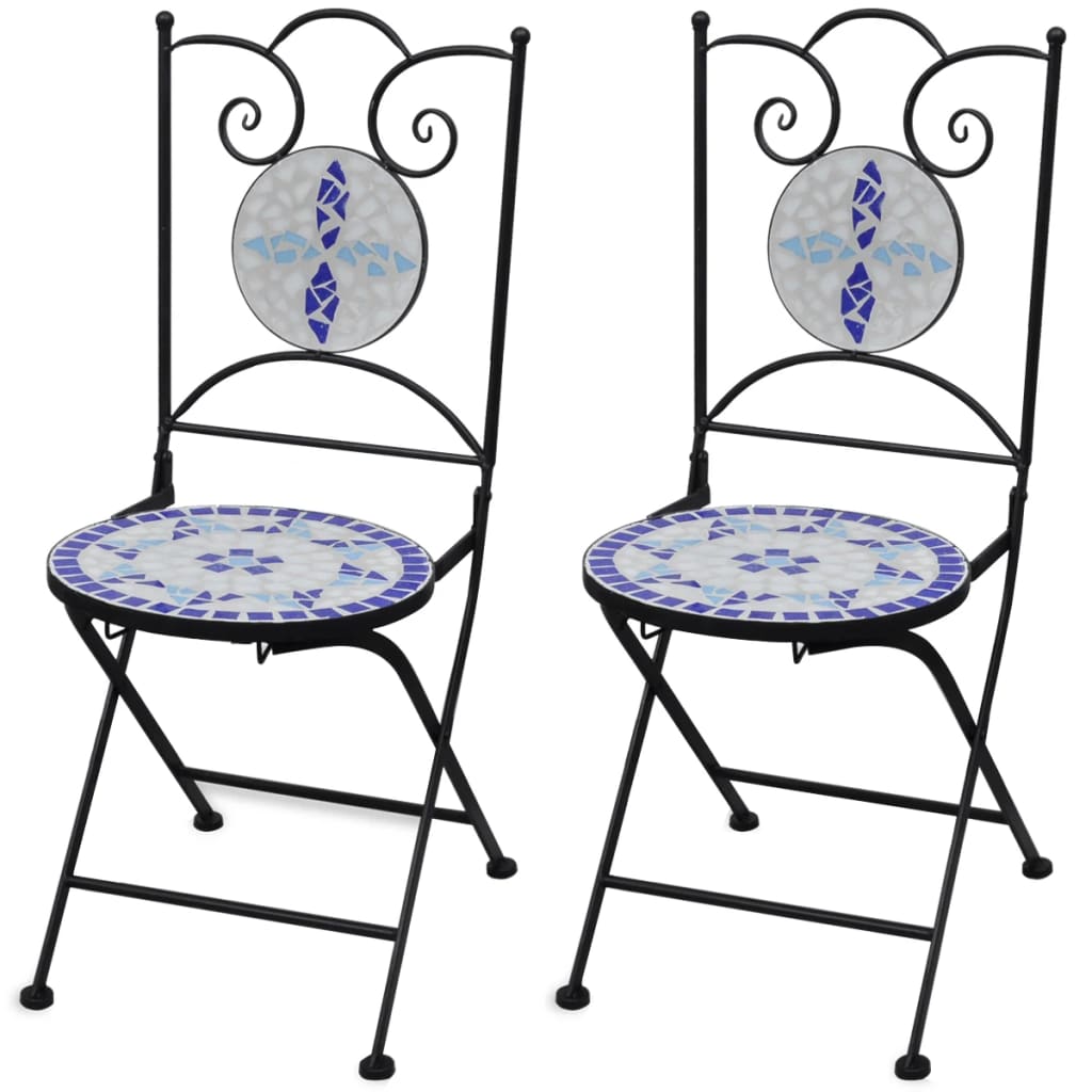 Mosaic Bistro Chairs - Set of Two