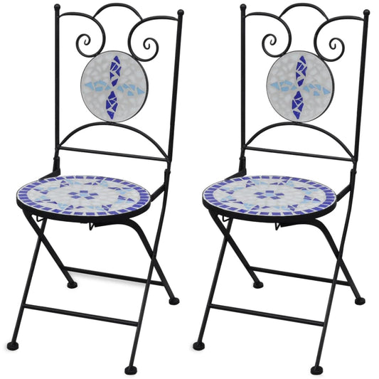 Mosaic Bistro Chairs - Set of Two