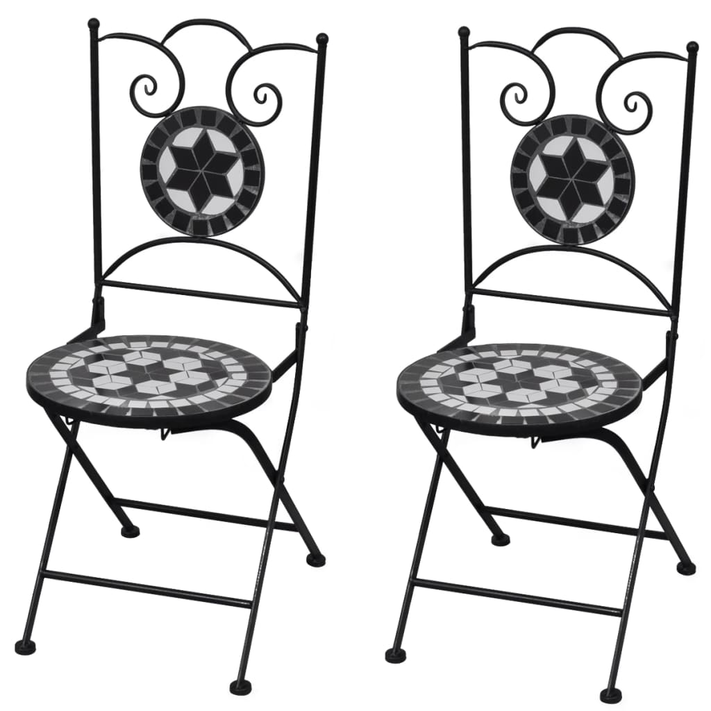 Mosaic Bistro Chairs - Set of Two
