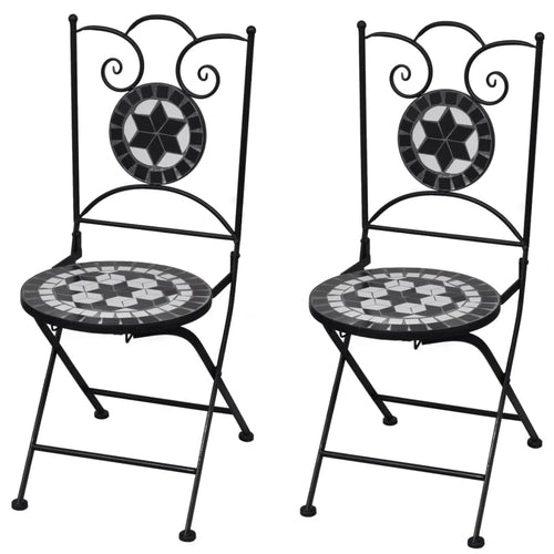 Mosaic Bistro Chairs - Set of Two