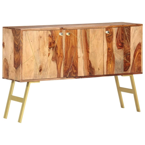 Boho-Inspired Mango Wood Sideboard