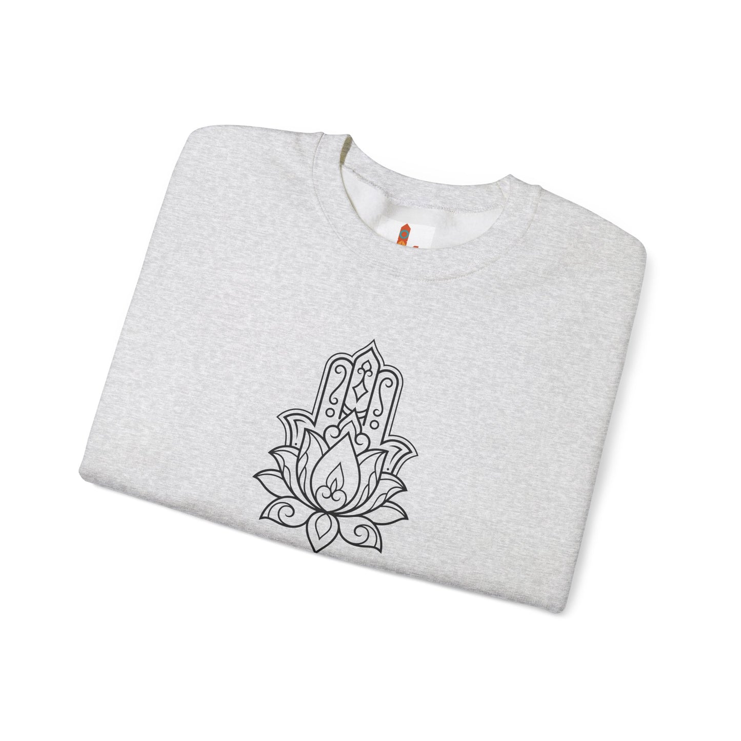 Hamsa Lotus Design Sweatshirt
