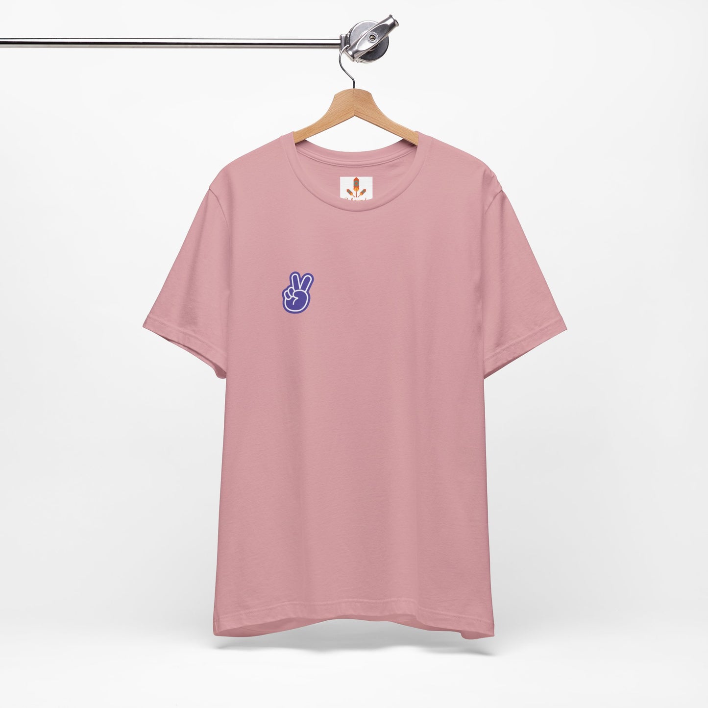 Purple Peace Hand Sign T-shirt