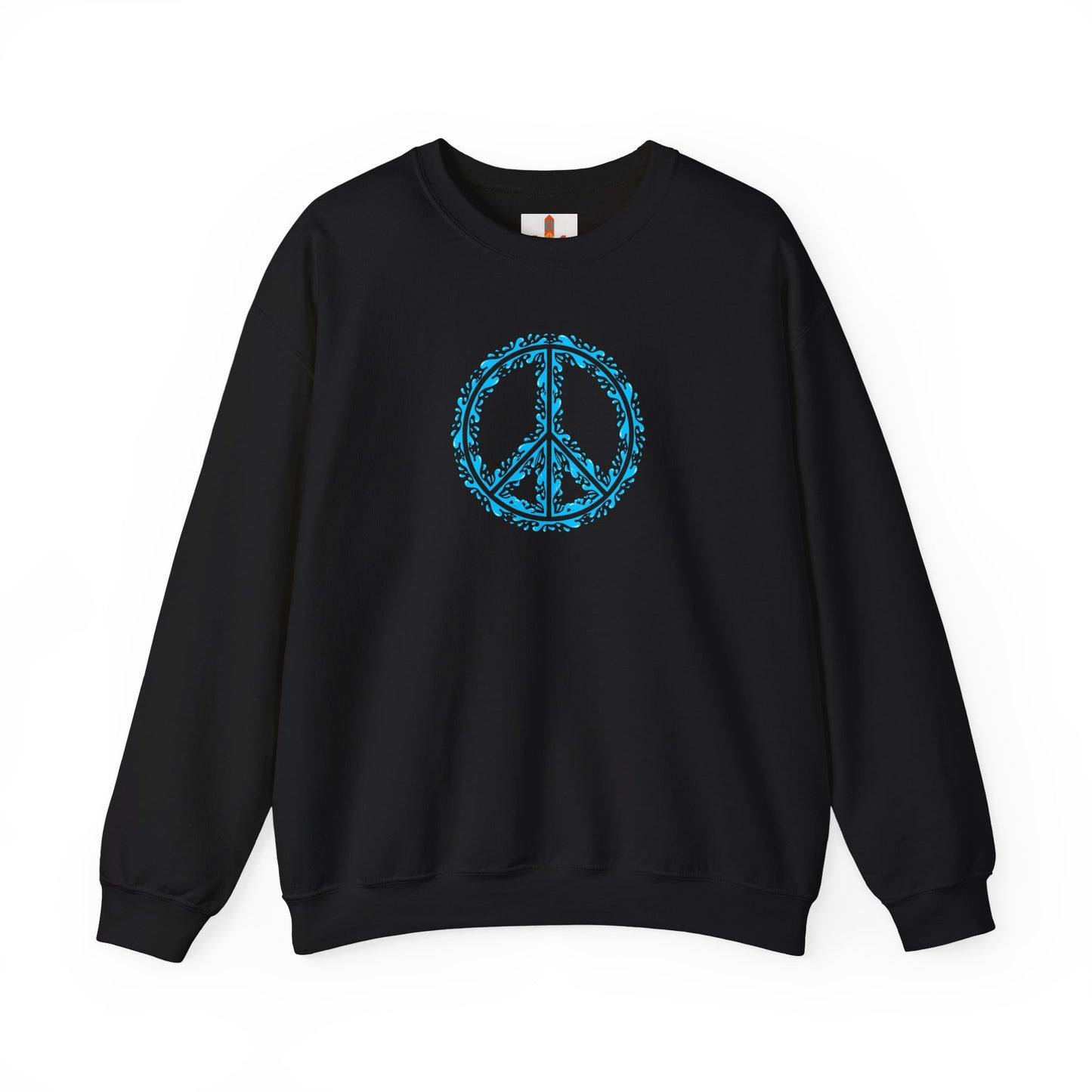 Peace Sign with Water Design Sweatshirt