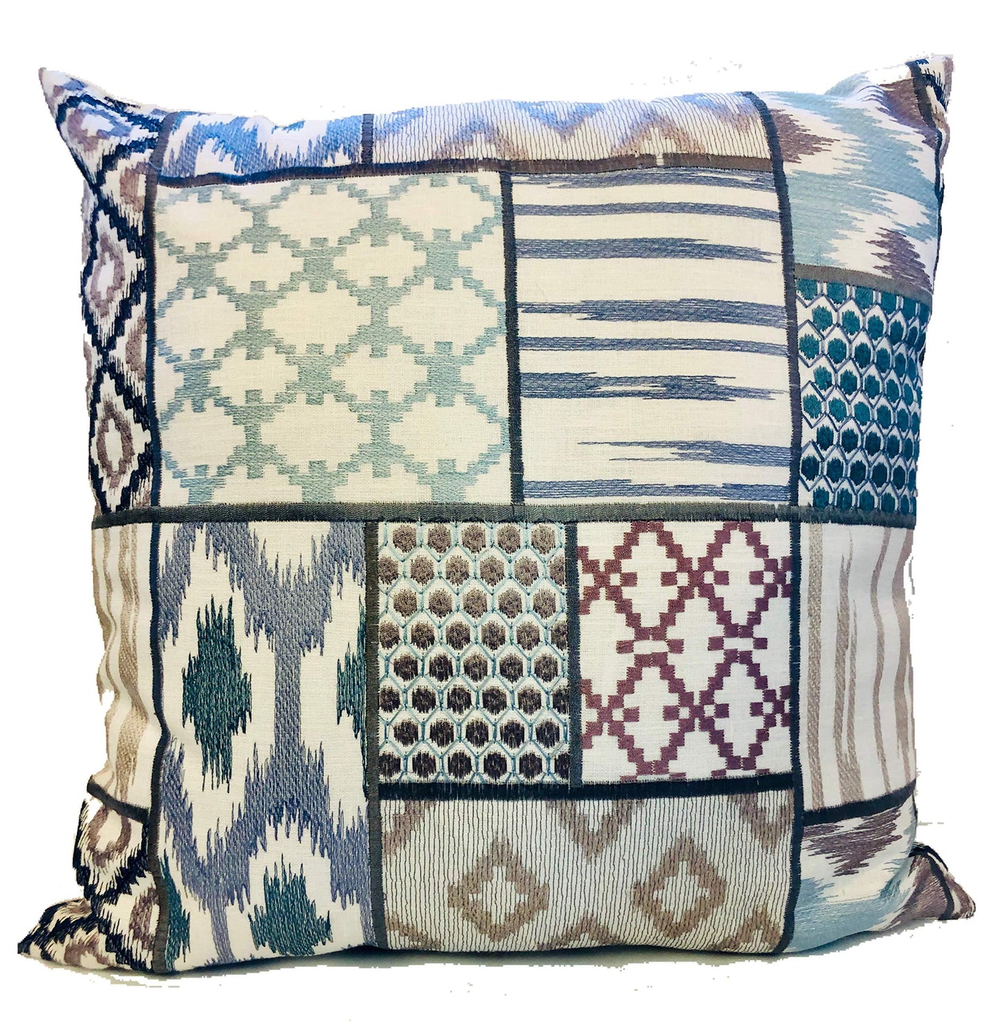 Decorative Embroidered Boho Pillow Covers – Set of 2 (20x20")