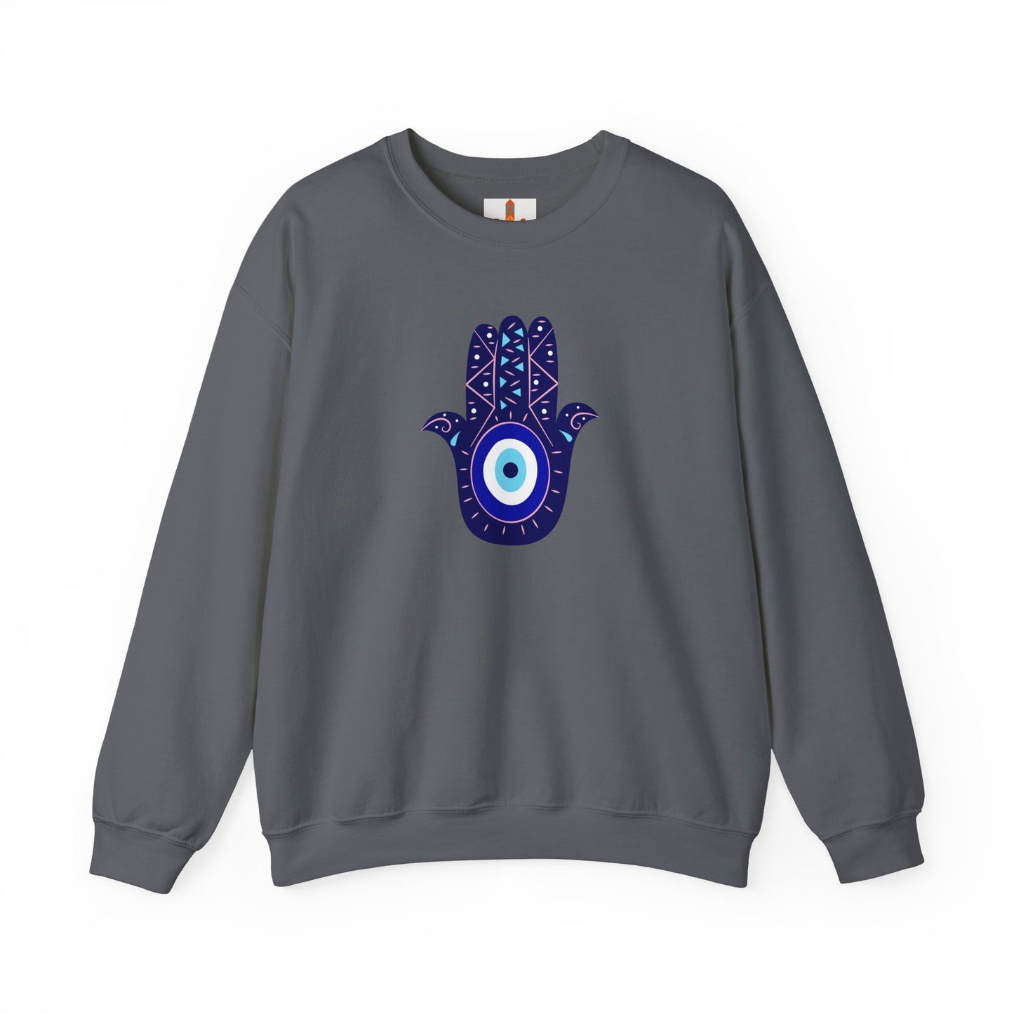 Blue Hamsa Hand Sweatshirt