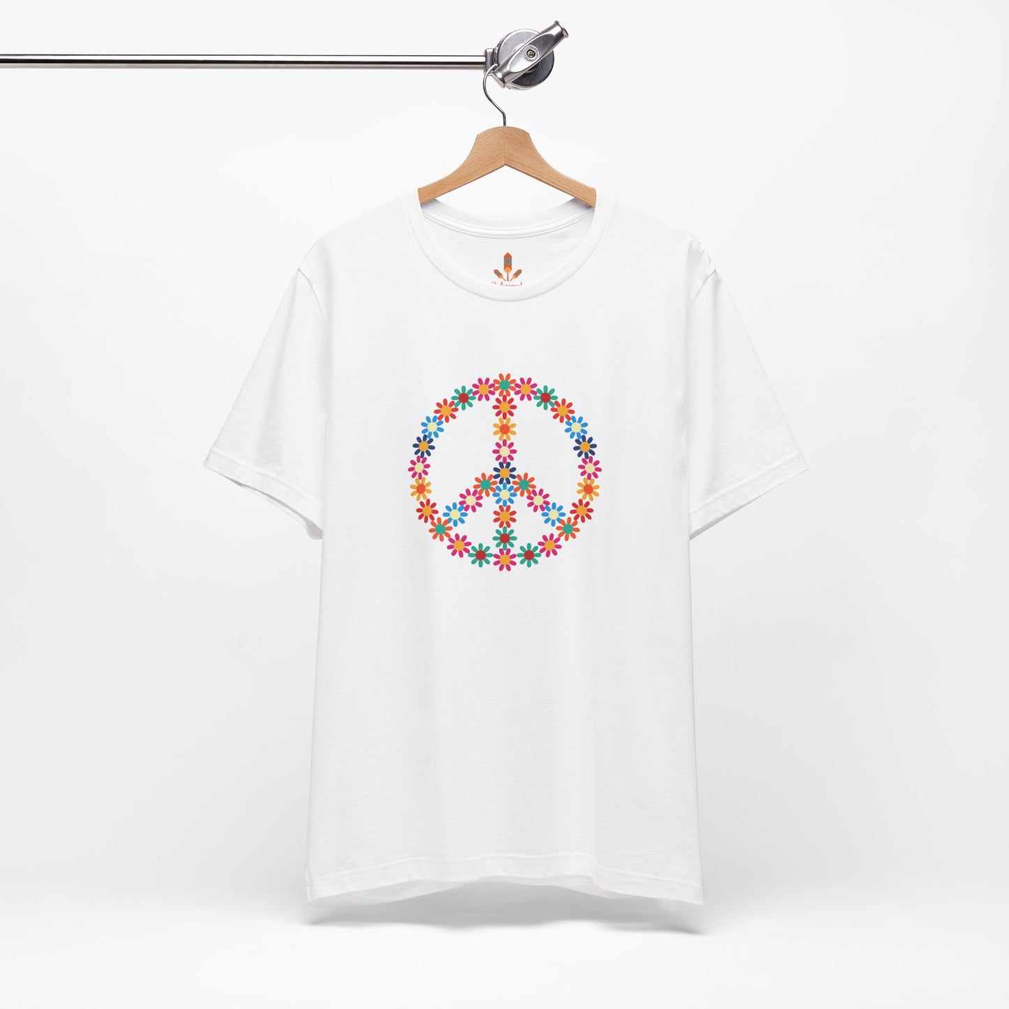 Peace Sign made of Flowers T-shirt