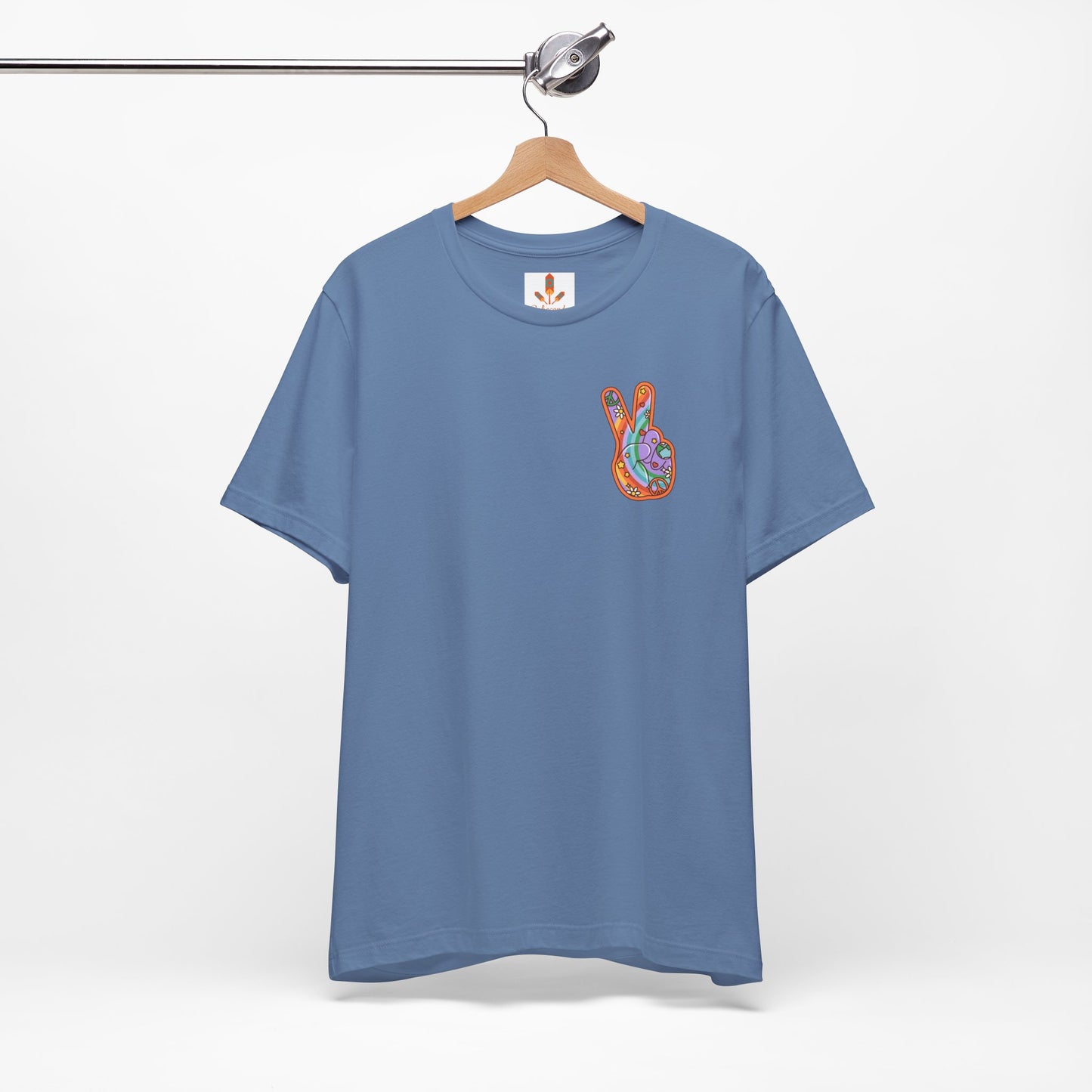 Hippie Peace Hand Sign T-shirt