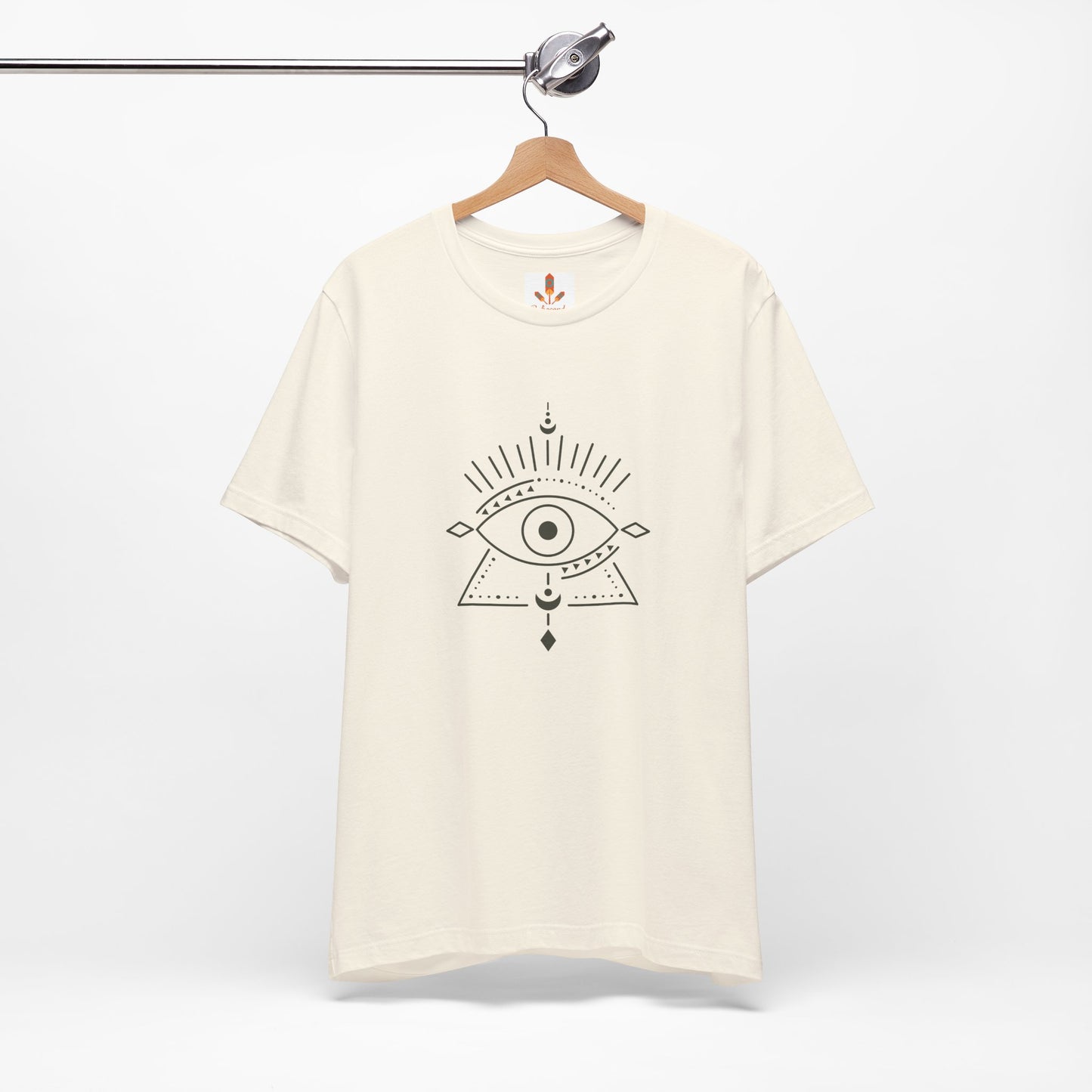 Pyramid and Evil Eye Design T-shirt