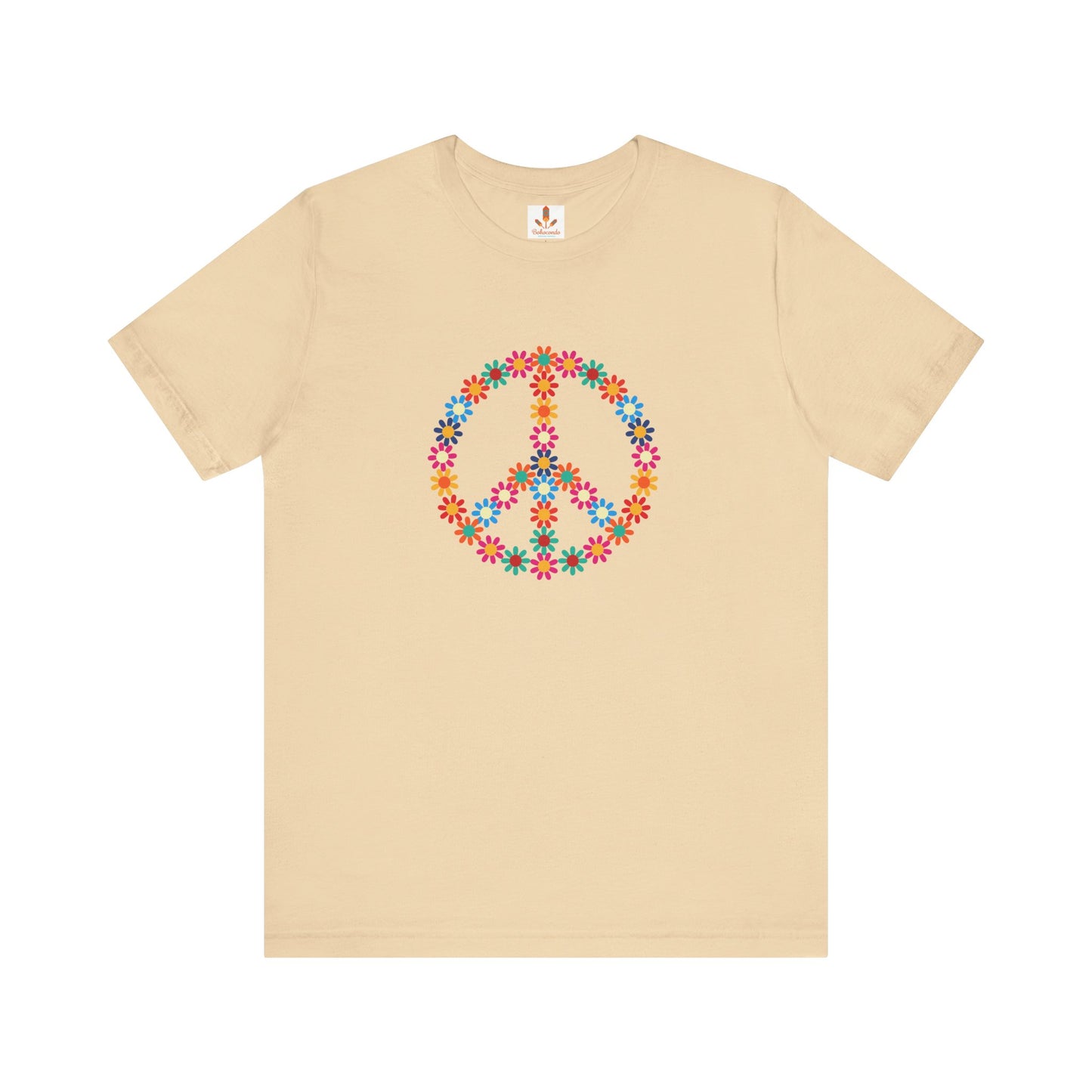 Peace Sign made of Flowers T-shirt